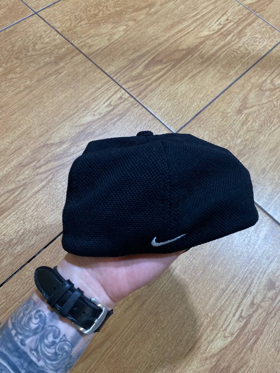 Nike Hats black Vintage Nike Cap big logo Y2K streetwear Size ONE SIZE - 7 Thumbnail