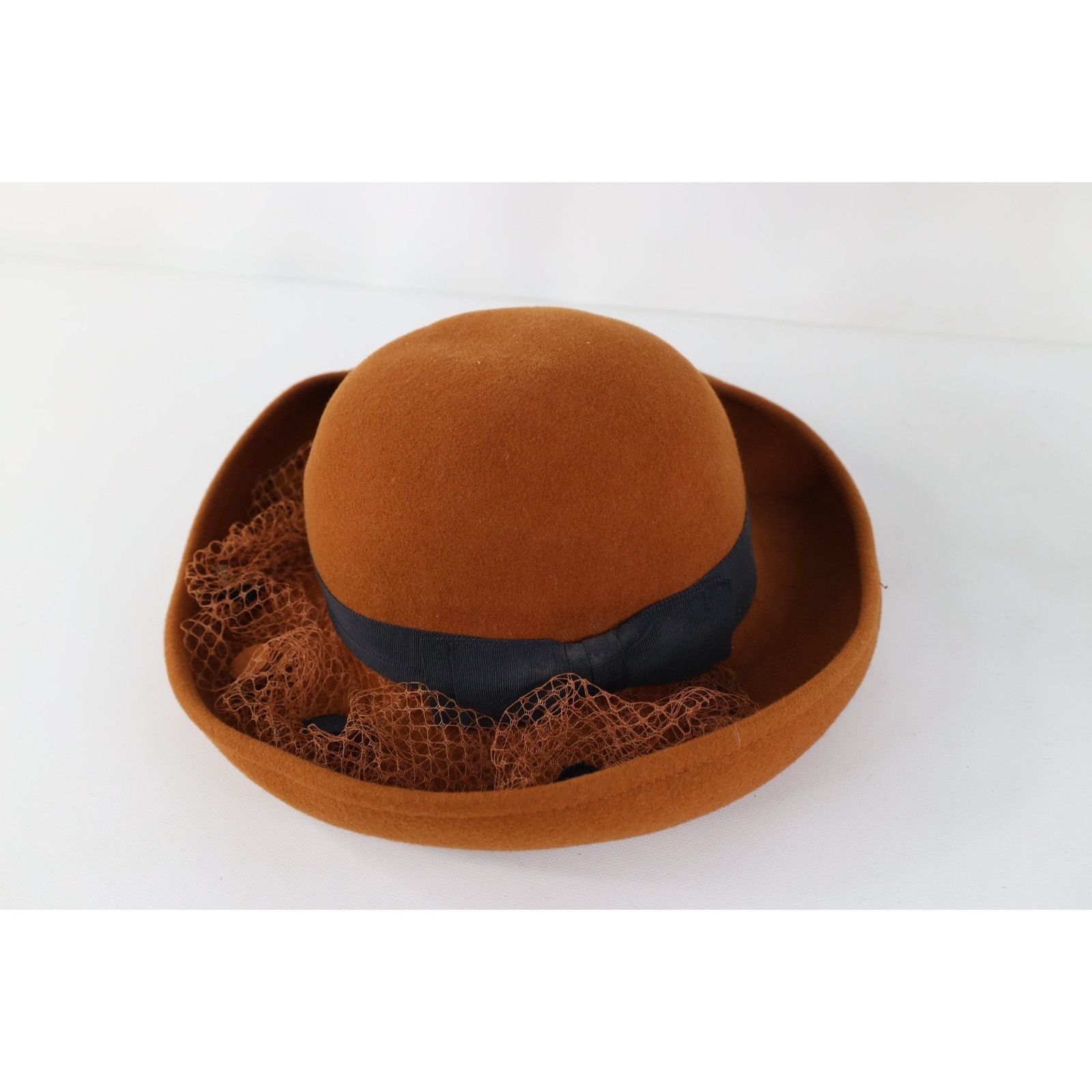 Vintage Vintage 60s Adolfo Mid Century Modern Birdcage Lace Hat Size ONE SIZE - 4 Thumbnail