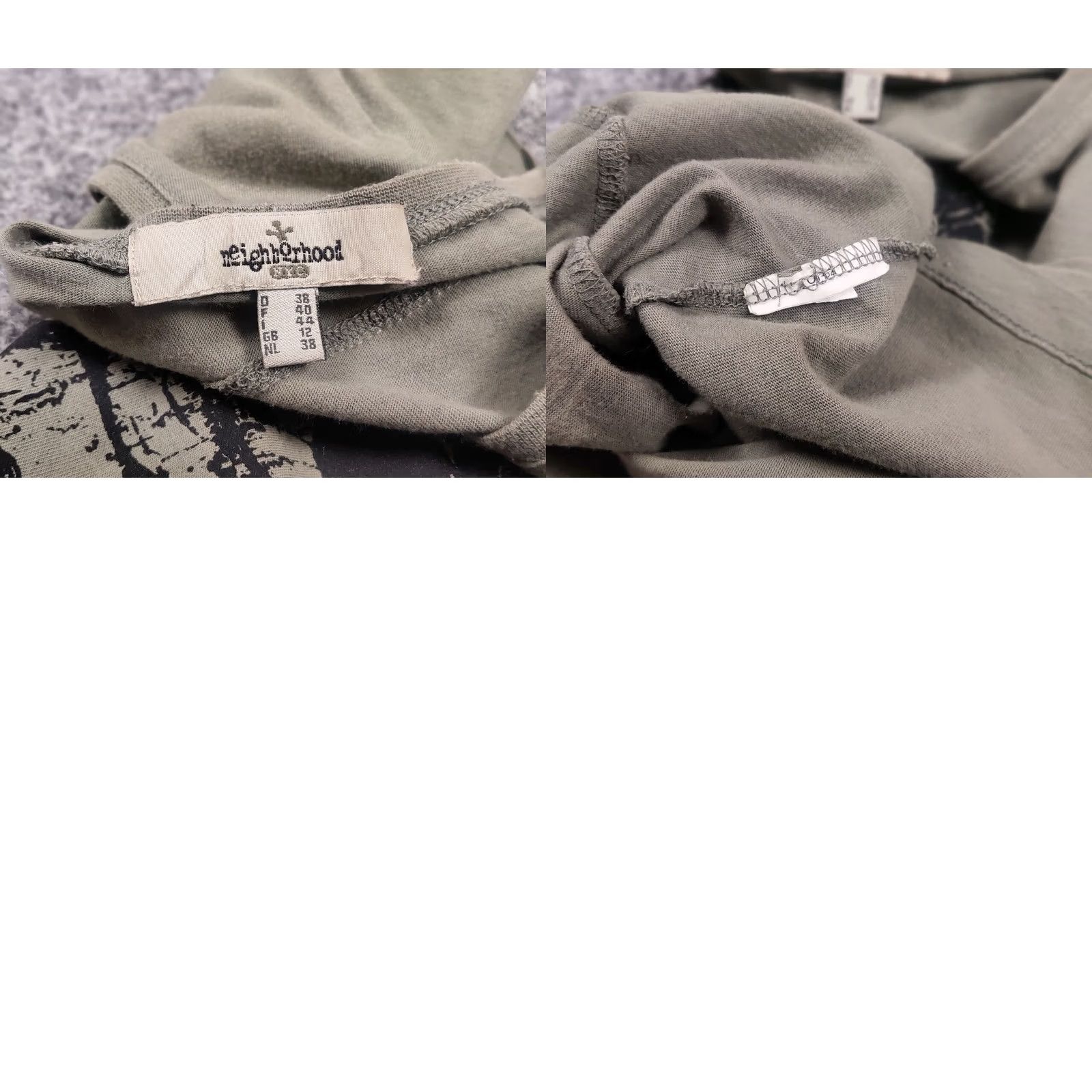 Neighborhood VINTAGE Neighborhood Japan NEIGHBORHOOD shirt Women 44 Beige Logo Design 90s 00s Size M / US 6-8 / IT 42-44 - 9 Thumbnail