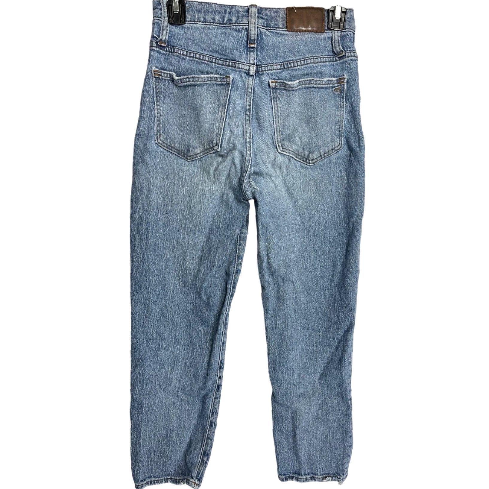 Madewell VINTAGE Madewell Jeans Womens 24 Blue Denim Classic Straight Leg Cotton Blend FlAW Size 42" / US 20 - 2 Thumbnail