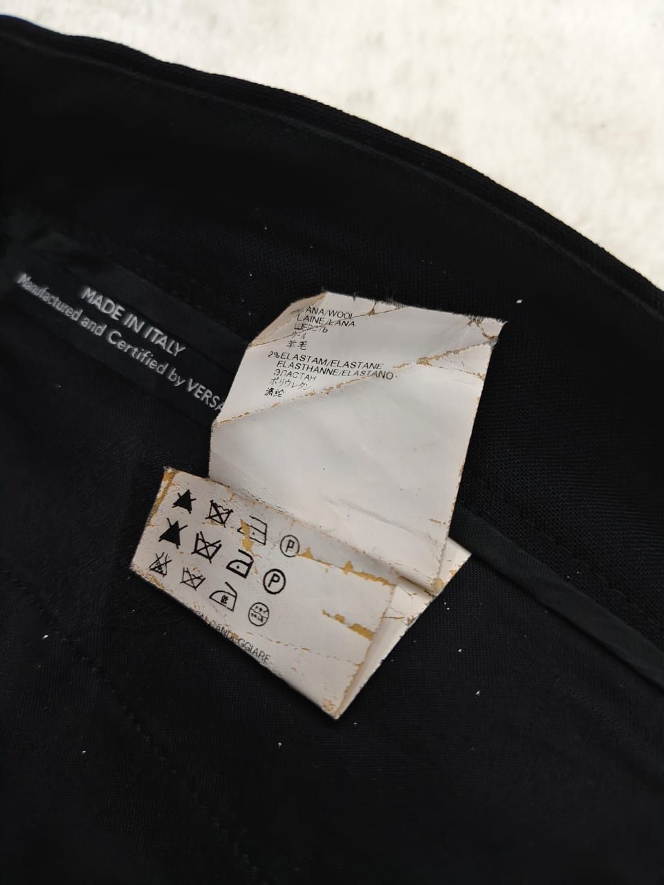 Versace 🇮🇹Versace🇮🇹 Front Pocket Wool Trousers Size 28" / US 6 / IT 42 - 8 Thumbnail