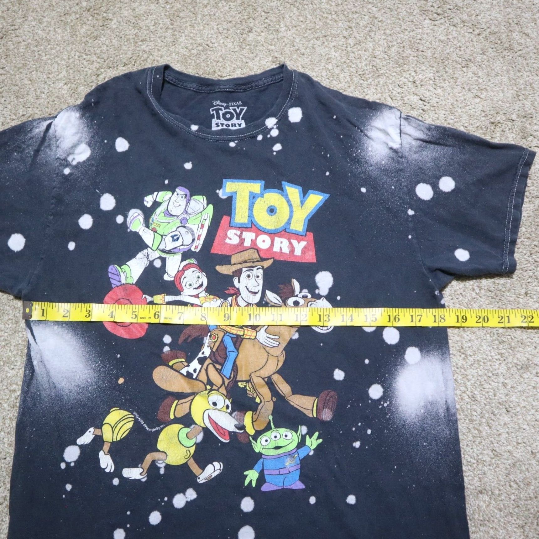 Disney Disney Toy Story Shirt Mens Size M Medium Black Short Sleeve Crew Neck T-Shirt Size US M / EU 48-50 / 2 - 5 Thumbnail