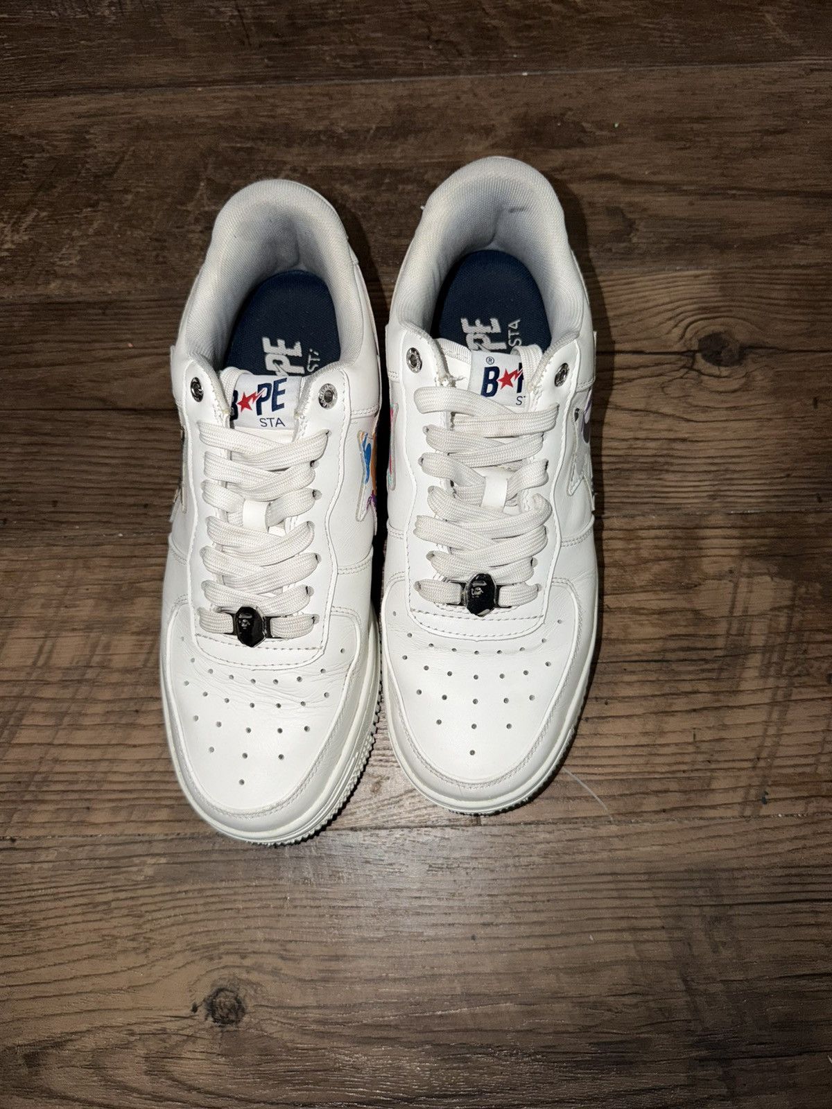 Bape A Bathing Ape Bape Sta White Multi Camo Bape US Exclusive Size US 9.5 / EU 42-43 - 3 Thumbnail