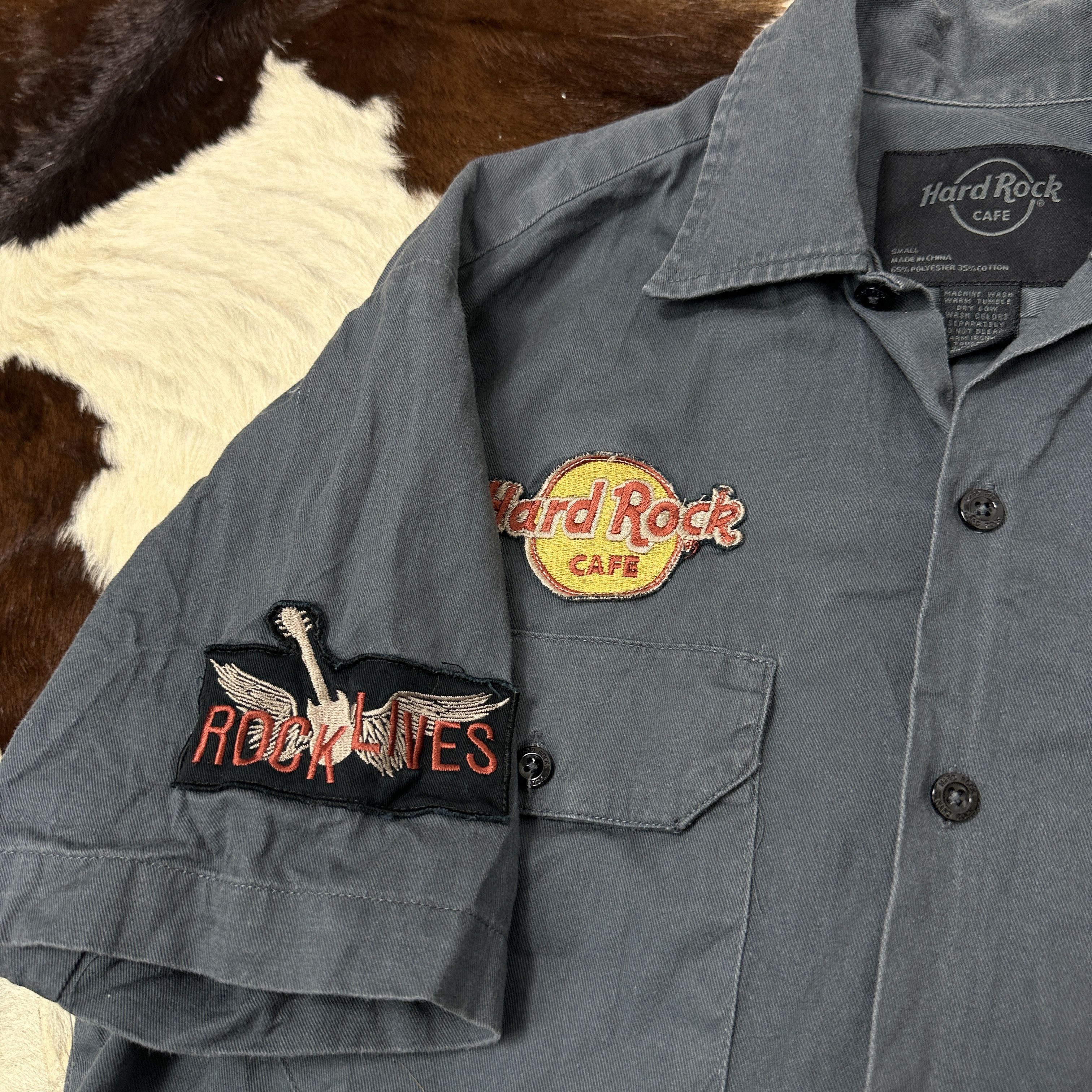 Hard Rock Cafe Vintage Streetwear Hard Rock Cafe Workwear Styled Shirt Y2K Size US S / EU 44-46 / 1 - 2 Thumbnail