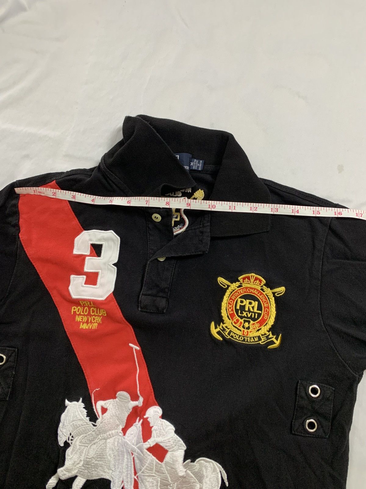 Ralph Lauren polo team mercer club ralph lauren rare longsleeve Size US S / EU 44-46 / 1 - 12 Thumbnail