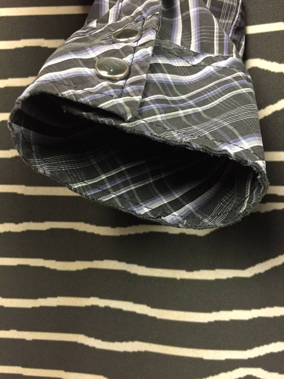 United Arrows Blue Label United Arrows Plaid Pearl Snap Western Shirt Size US M / EU 48-50 / 2 - 9 Thumbnail