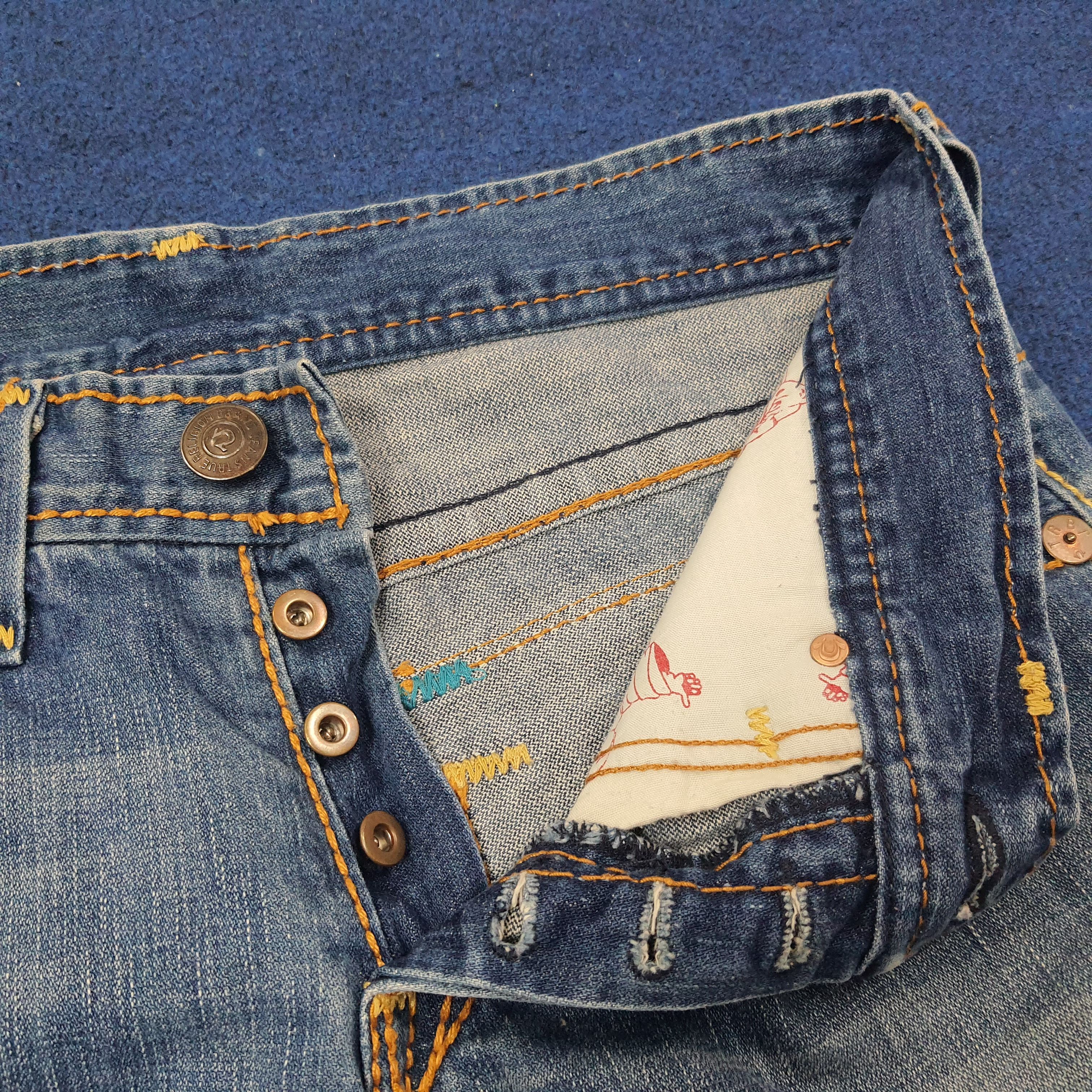True Religion Vintage True Religion American Brand Jeans C258N10 Size US 33 - 6 Thumbnail