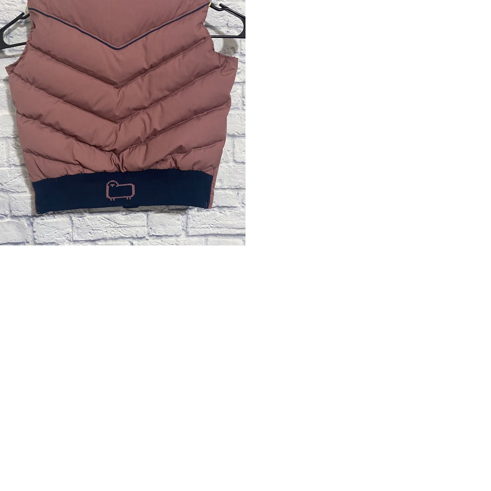 Vintage Woolrich Vest Puffer Down USA Women's Mauve L Large Knit Polyester/Cotton Vintage 80s Made in USA Goose Down Vest Womens Size L Size L / US 10 / IT 46 - 9 Thumbnail