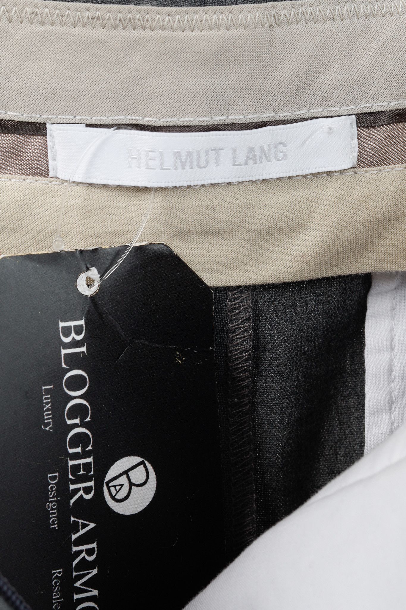 Helmut Lang Helmut Lang AW/20 Melange Tela Suiting Trouser Skirt Size 28" / US 6 / IT 42 - 10 Thumbnail