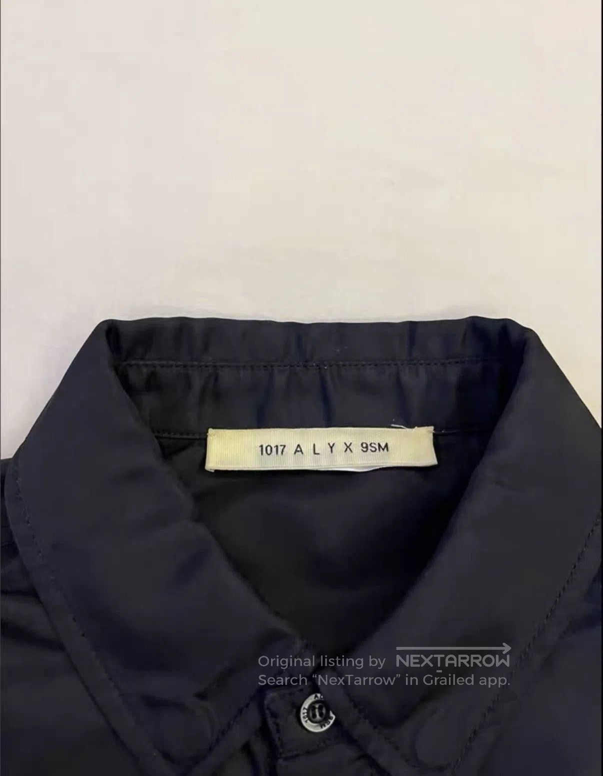 1017 ALYX 9SM Black Button. Size US L / EU 52-54 / 3 - 2 Thumbnail