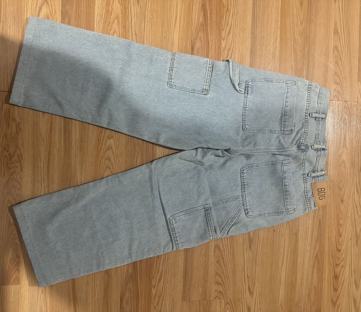 Bdg BDG Urban Outfitters Double Knee Carpenter Jeans Size US 32 / EU 48 - 2 Thumbnail