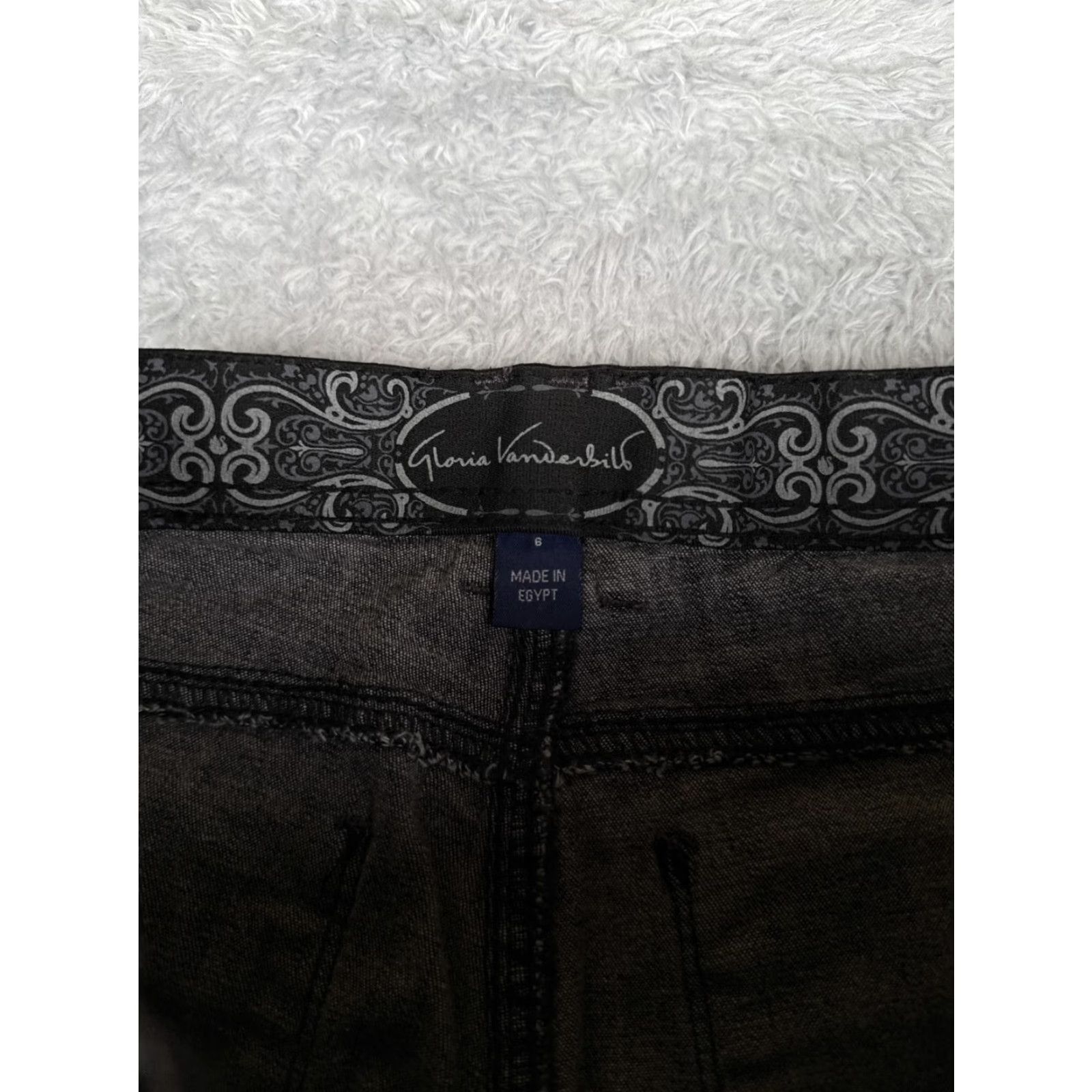 Gloria Vanderbilt Gloria Vanderbilt Jeans Womens Bootcut Denim 27x30 Black Comfort Waistband Regular 6 Inseam 30 Womens Size 28" / US 6 / IT 42 - 6 Thumbnail