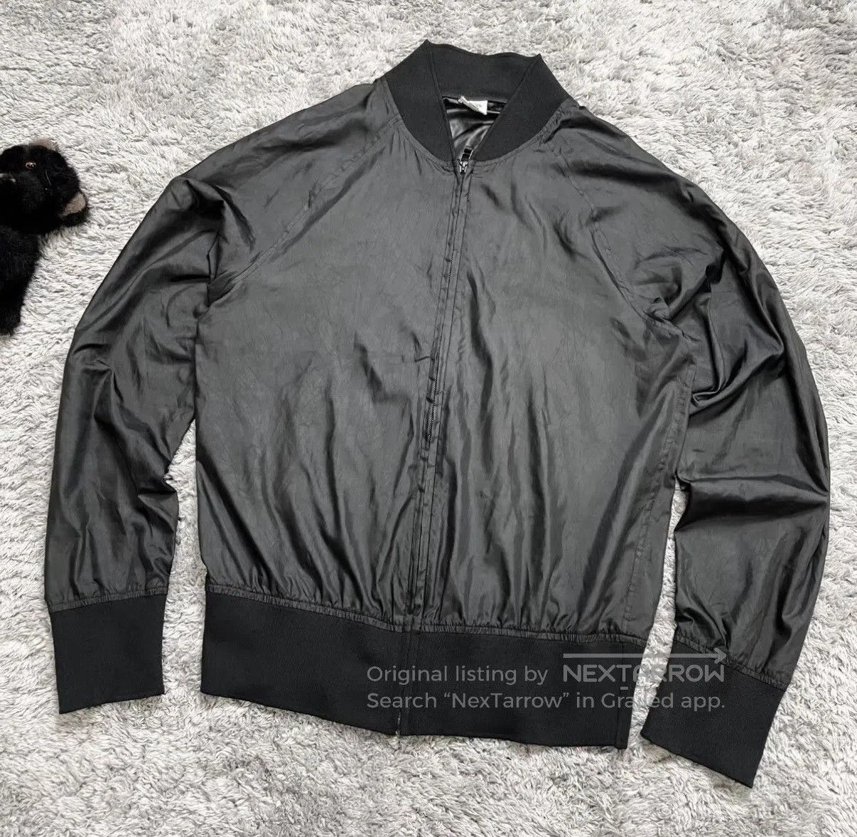 Jean Paul Gaultier Black Bomber Jacket . Size US M / EU 48-50 / 2 - 3 Thumbnail