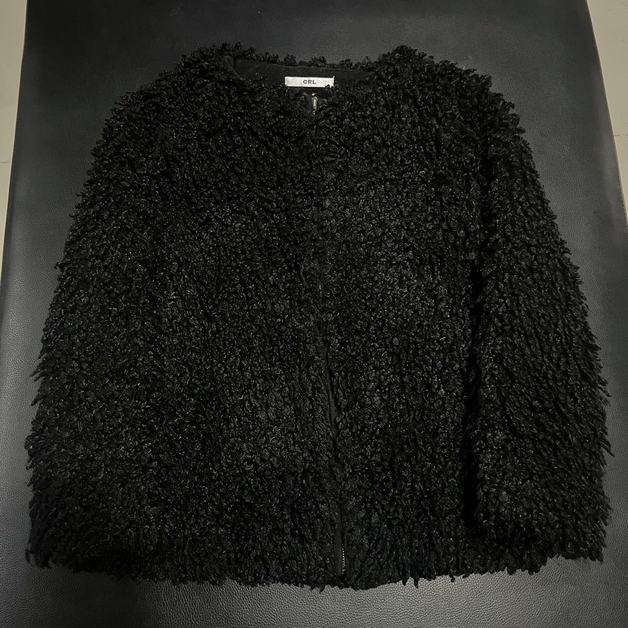 Le Grande Bleu (L.G.B.) GRL If6Was9 LGB Opium Style Mohair Jacket Fur Size M / US 6-8 / IT 42-44 - 3 Thumbnail