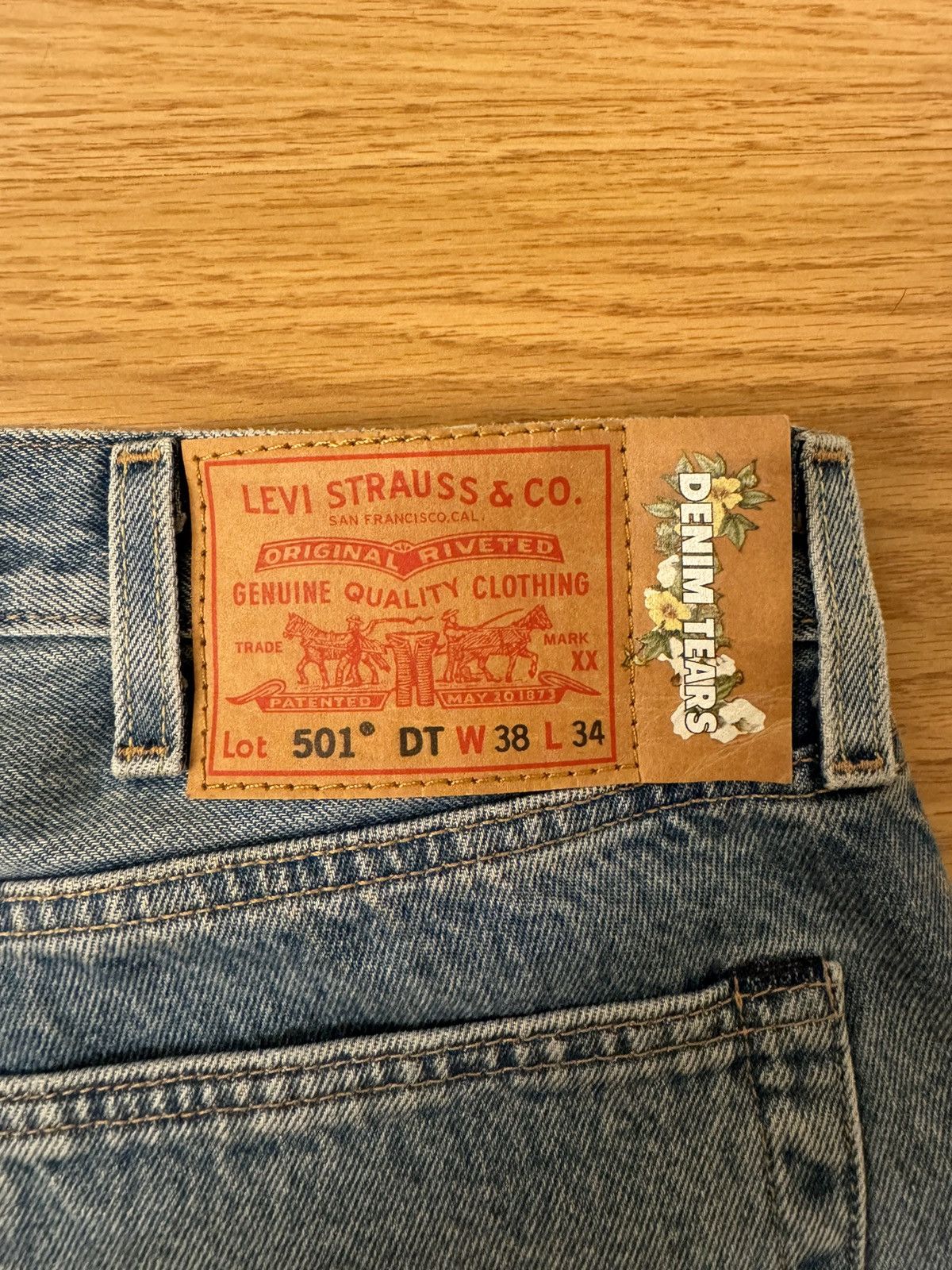 DENIM TEARS Denim Tears Cotton Wreath 501 Levi’s Jeans Size US 38 / EU 54 - 3 Thumbnail