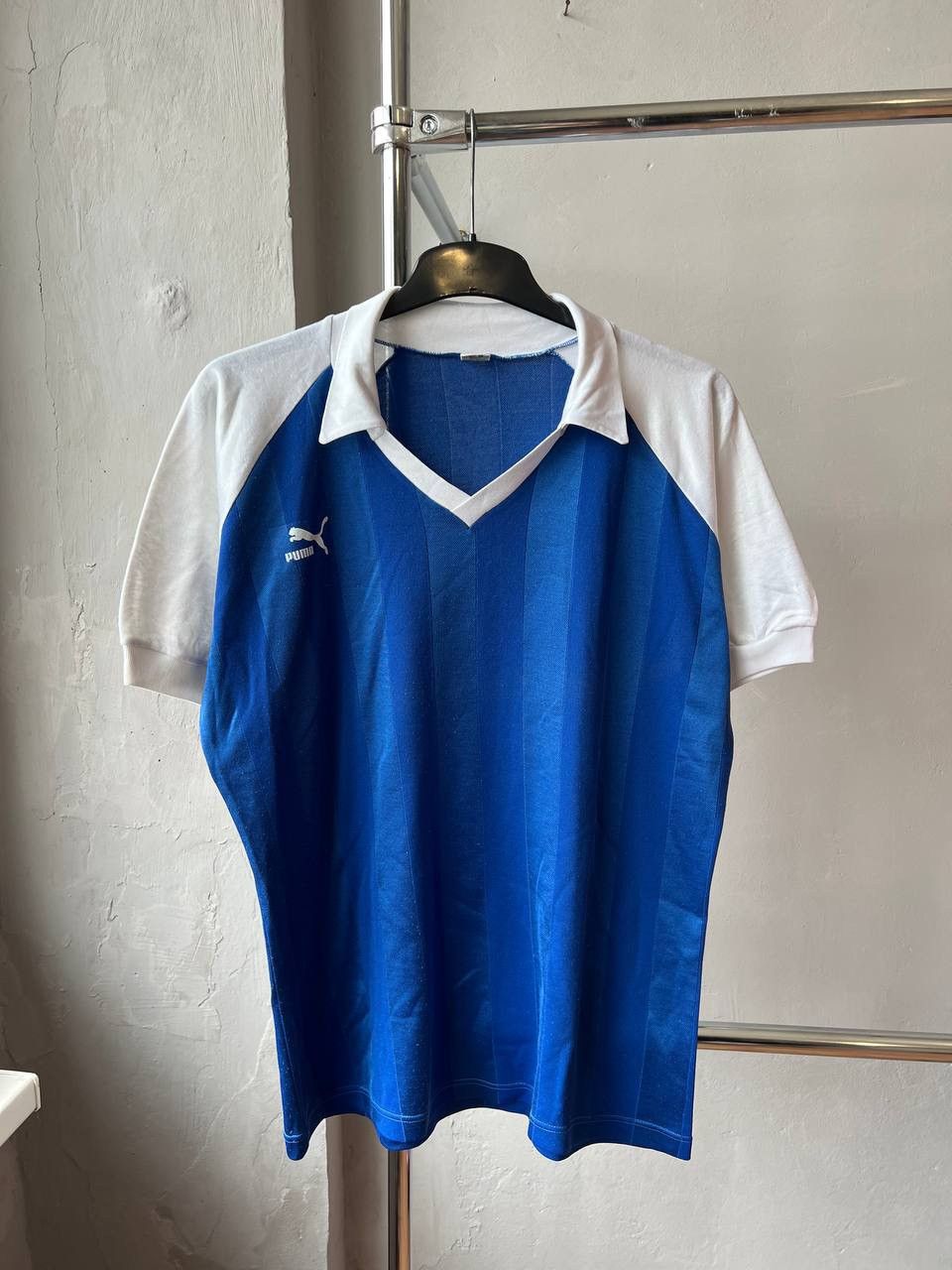 Puma 1970/80 RARE PUMA MADE IN WEST GERMANY SOCCER JERSEY SHIRT L Size US L / EU 52-54 / 3 - 2 Thumbnail
