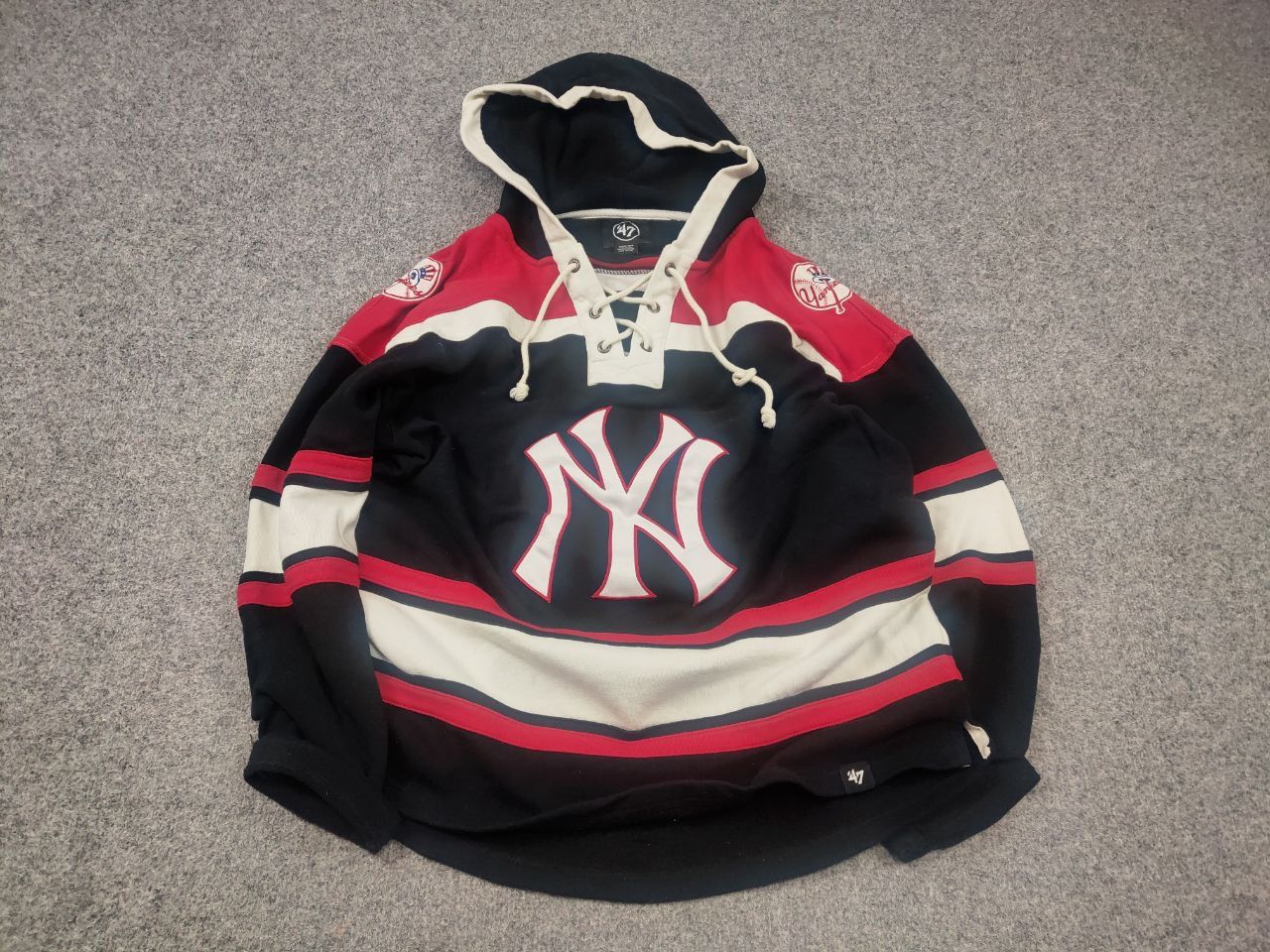 New York Yankees New York Yankees '47 Superior Lacer Pullover Hoodie Supreme Size US M / EU 48-50 / 2 - 3 Thumbnail