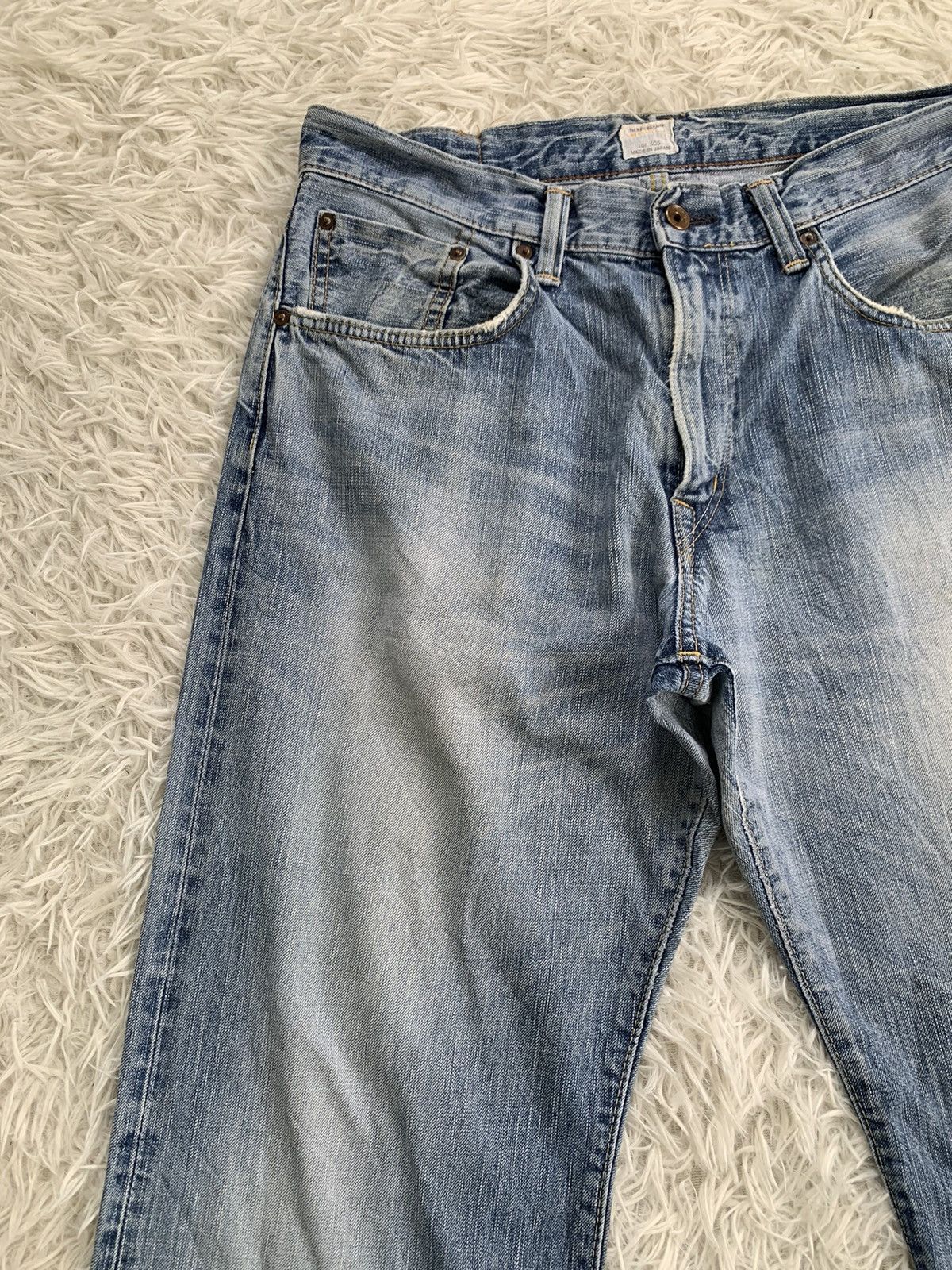 Edwin Vintage Edwin 505Z Selfedge Denim Pant Made in Japan Size US 35 - 3 Thumbnail
