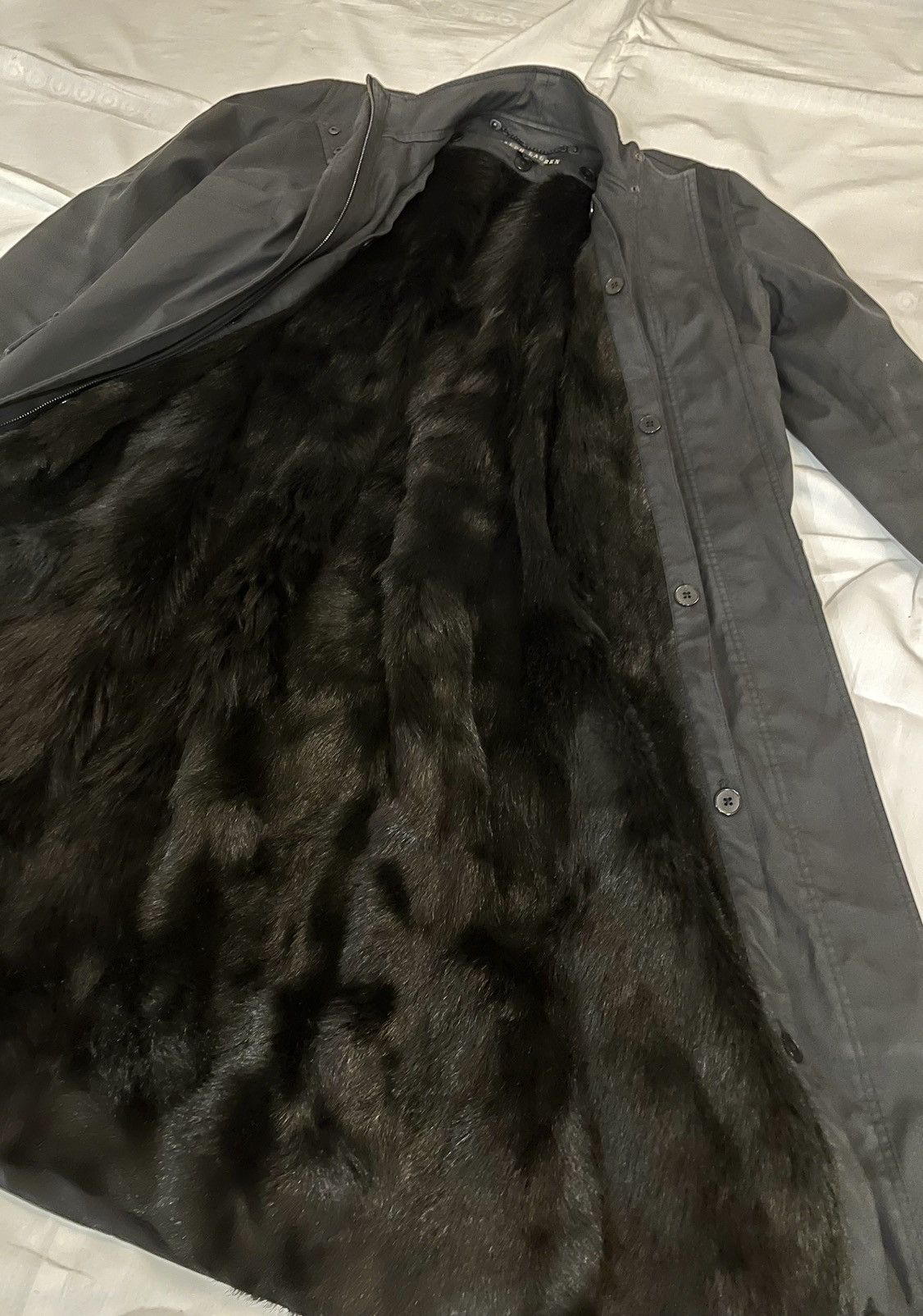 Polo Ralph Lauren × Ralph Lauren Black Label × Ralph Lauren Purple Label Polo Ralph Lauren Coat Fur faux Black Label made in Korea Size S / US 4 / IT 40 - 8 Thumbnail