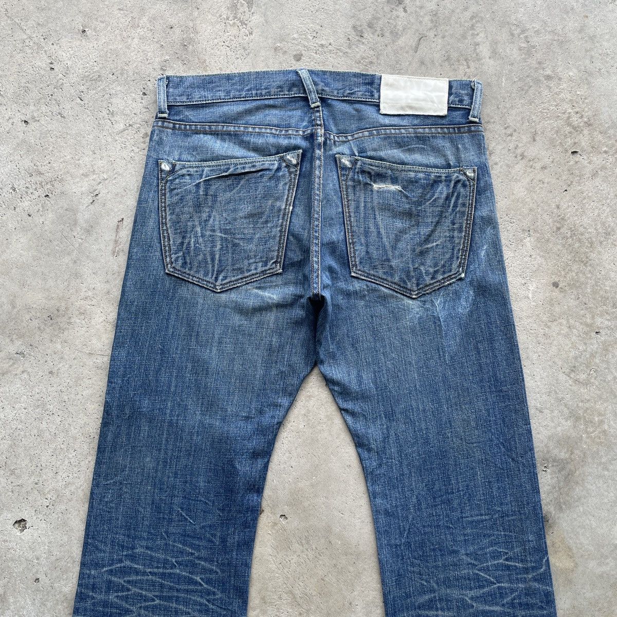 Vintage Vintage Loomstate Distressed Faded Jeans Denim Pants W35x29 Size US 35 - 10 Thumbnail