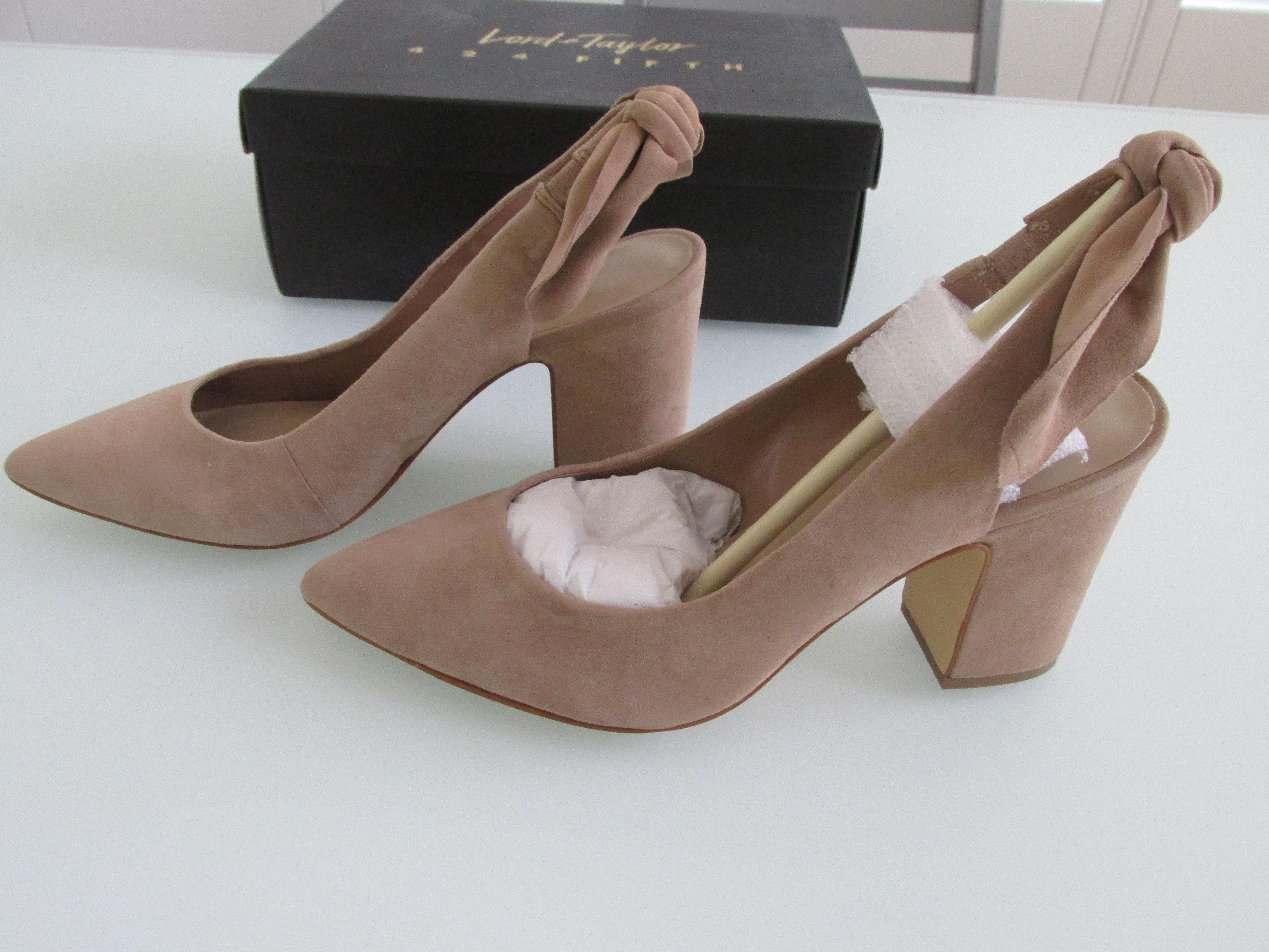 Lord & Taylor Lord & Taylor Laci (New) Women's Suede Heels Size 8 M Size US 8 / IT 38 - 4 Thumbnail