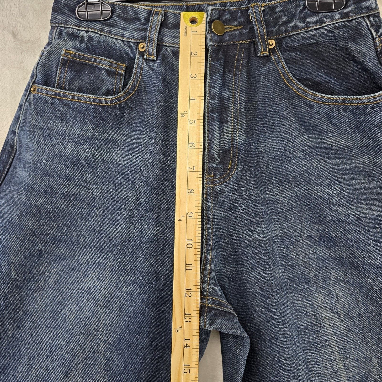 Other Finesse Jeans Women's XS (Fits 28x33) Denim Baggy Y2K Size 28" / US 6 / IT 42 - 12 Thumbnail