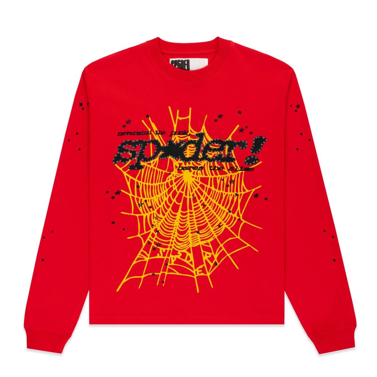 Sp5der Sp5der Red Punk V2 LS Tee 🕷️🕸️ Size US XXL / EU 58 / 5 - 1 Thumbnail