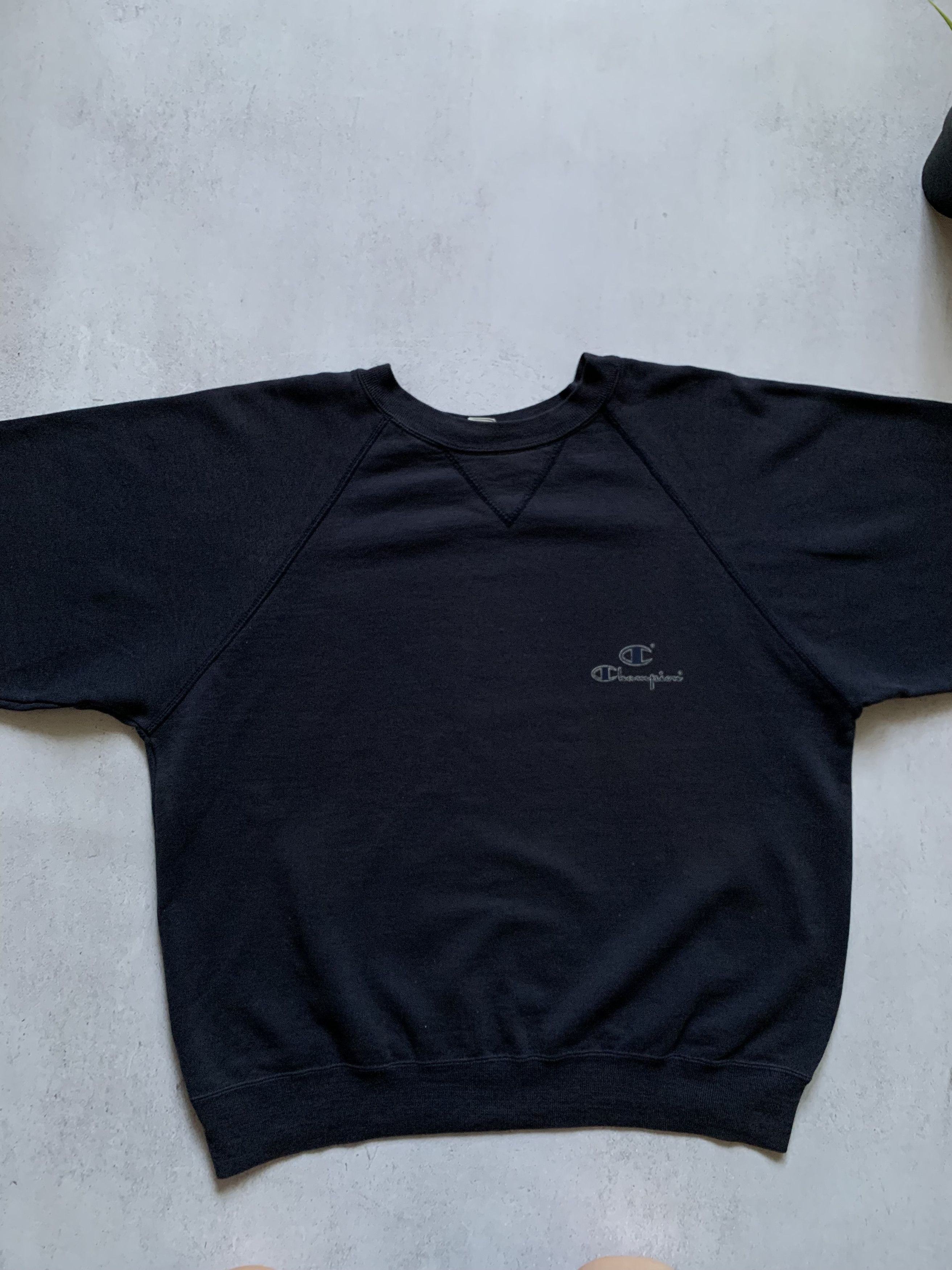 Champion × Vintage Vintage Champion Sweatshirt Crewneck Baggy Double Logo 90s Size US M / EU 48-50 / 2 - 2 Thumbnail