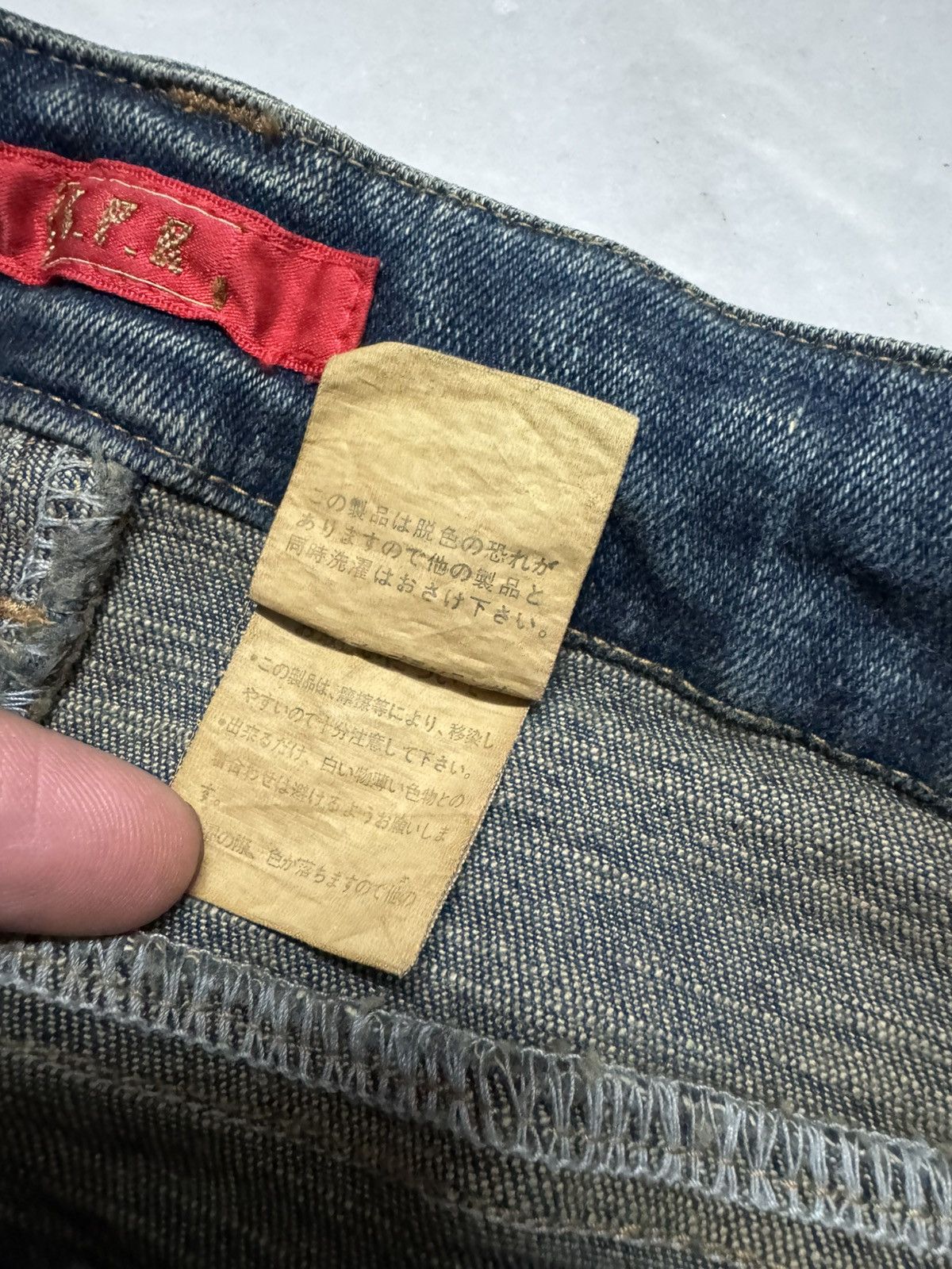 Designer 💥FLARED💥VINTAGE JAPANESE S.P.E BOOTCUT MUDWASH JEANS Size US 29 - 6 Thumbnail