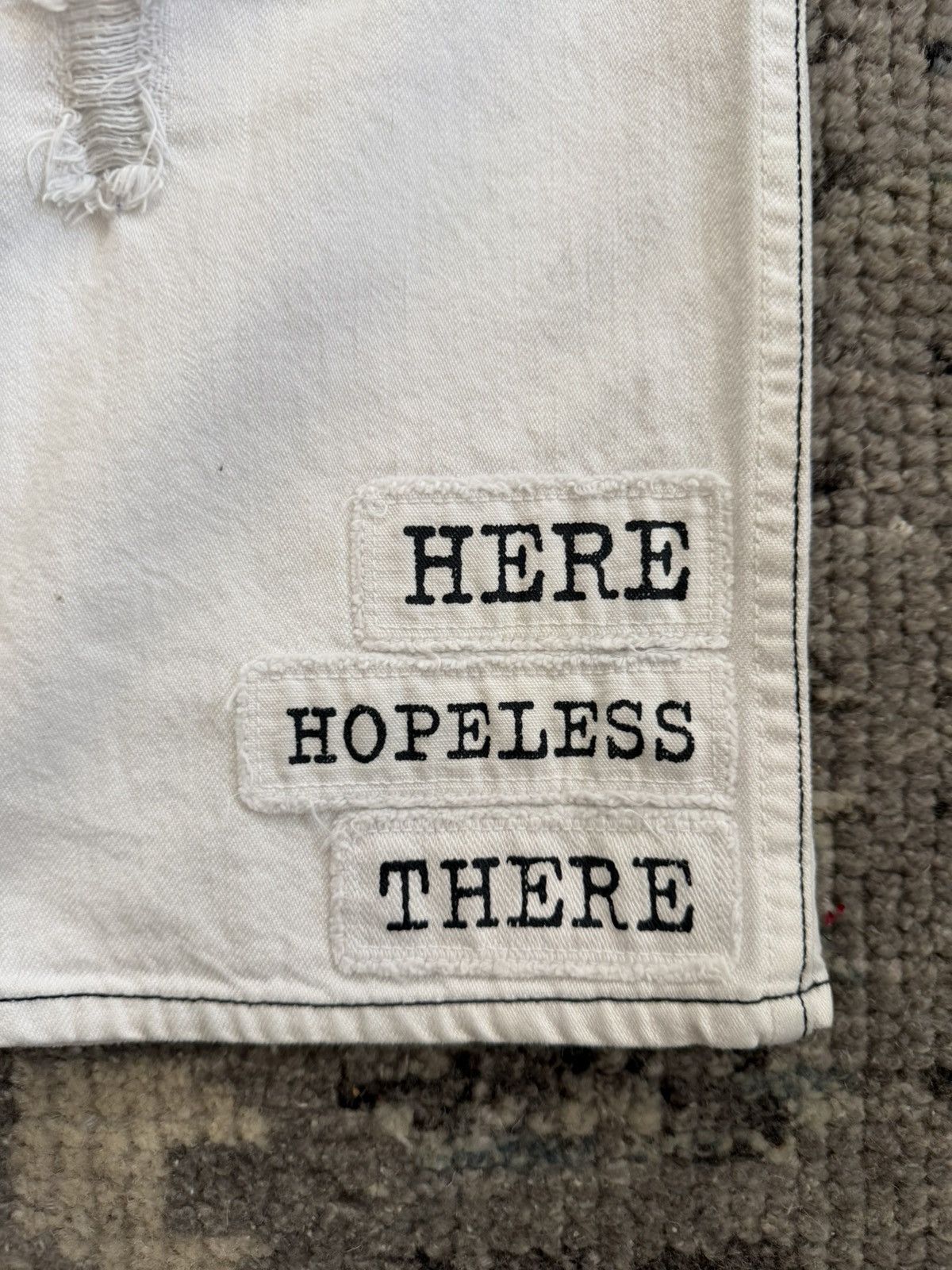 Number (N)ine Ss03 Number (N)ine patchwork poem jeans Size US 30 / EU 46 - 6 Thumbnail