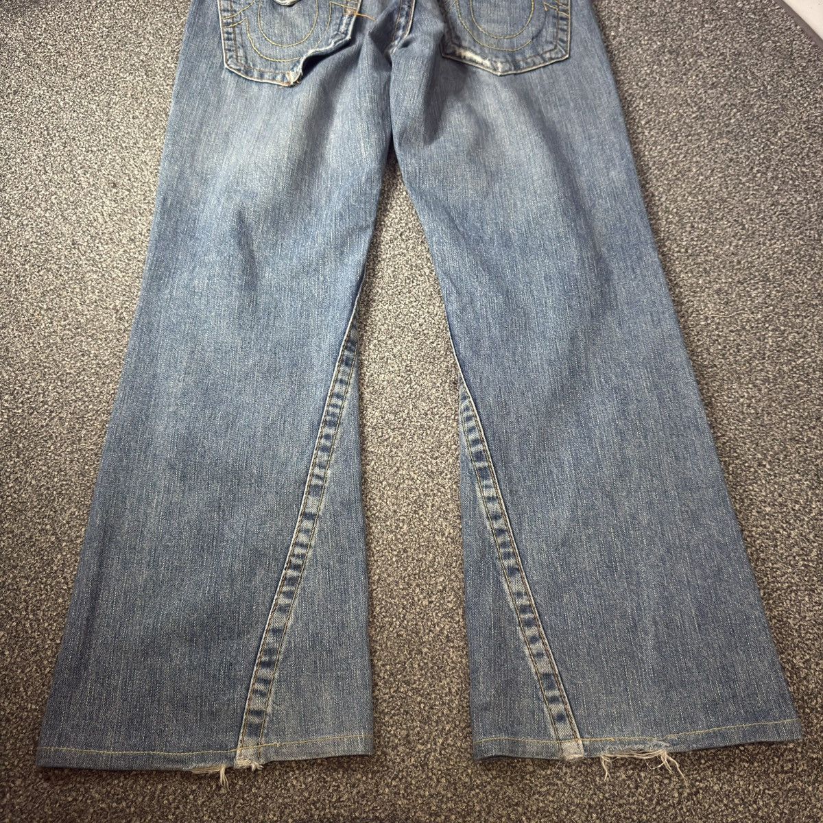 True Religion 🔥🇺🇸 Baggy Flared Distressed Jeans Hysteric Glamour Style Y2k Size US 34 / EU 50 - 9 Thumbnail