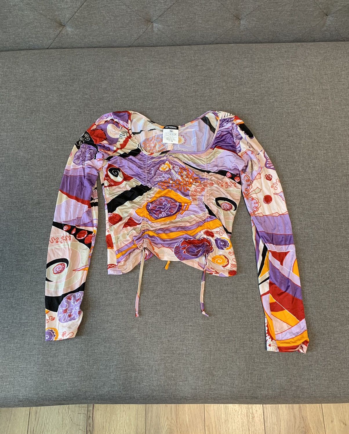 GF Ferre × Vintage GF Ferre multicolour Tank Top Long Sleeve Size M / US 6-8 / IT 42-44 - 1 Thumbnail