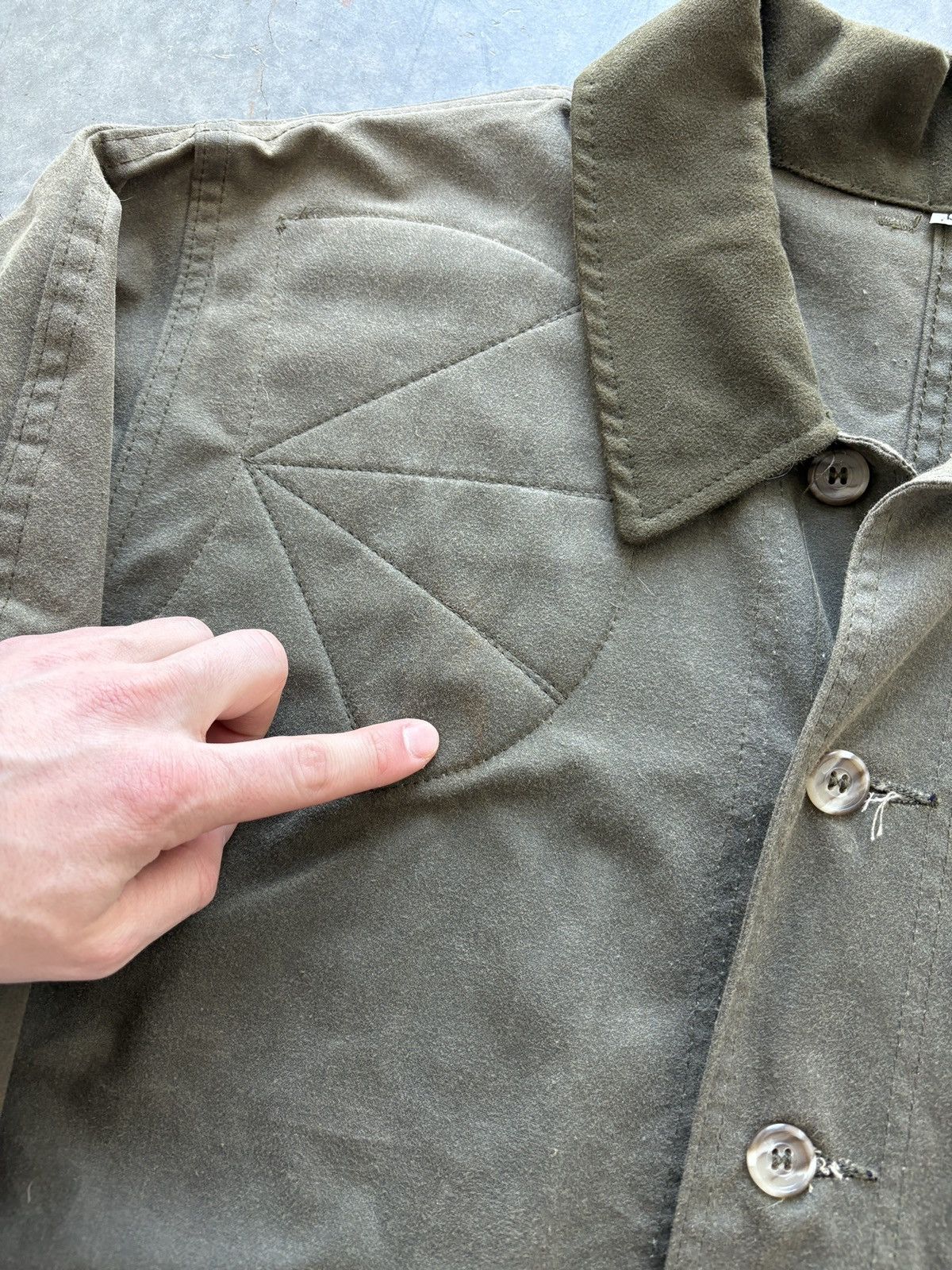 Filson Vintage 90s Filson Waxed Tin Cloth Hunting Jacket Style 422 Size US L / EU 52-54 / 3 - 5 Thumbnail