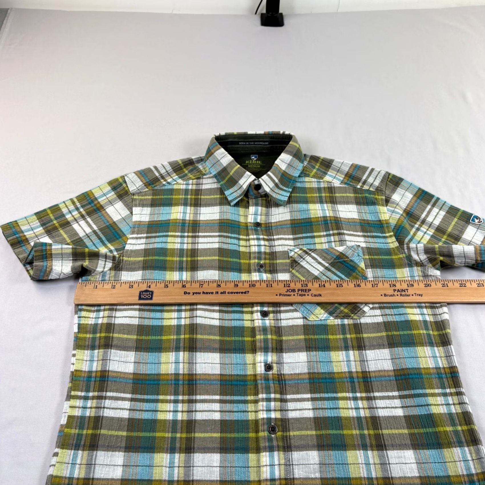 Vintage Kuhl Shirt Mens M Plaid Eluxur Button Up Organic Cotton Outdoor Hiking Camp Shirt Mens M Plaid Eluxur Button-Up Cotton Outdoor Camp Size US M / EU 48-50 / 2 - 6 Thumbnail