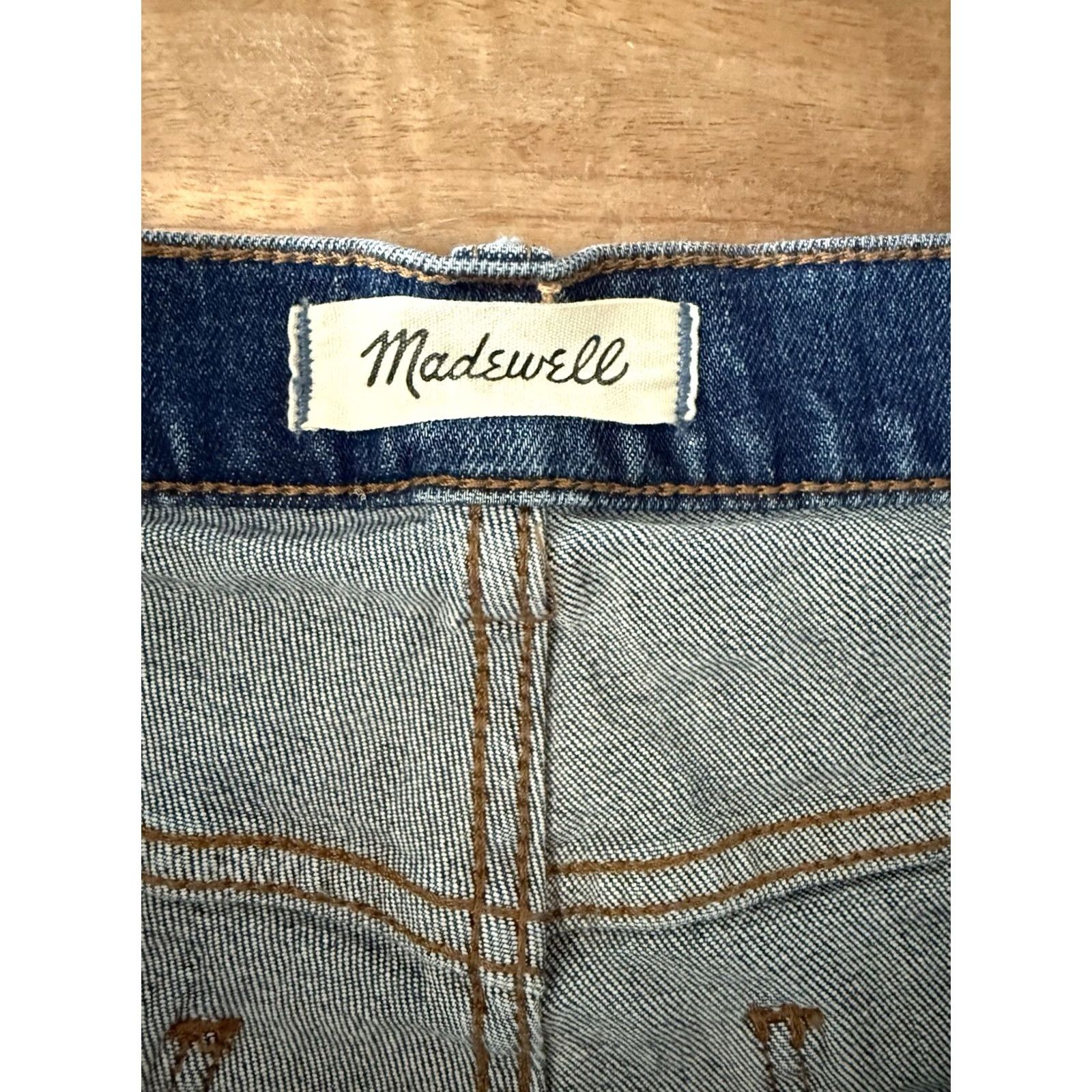 Madewell Madewell Jeans Womens 29 Slim Boy Straight 5-Pocket Blue Denim 34x24.5 Relaxed Baggy Distressed Bohemian City Hip Hop Logo Size 29" - 3 Thumbnail