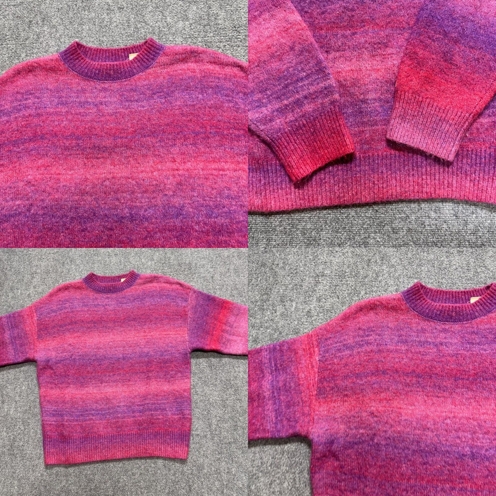 Levi's Levi's Cloud Crewneck Sweater Women's XS Multicolor Fuzzy Pullover Cotton Pullover XS Women Cloud Crewneck Sweater Size XS / US 0-2 / IT 36-38 - 8 Thumbnail