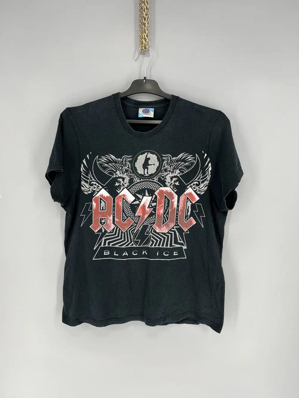 Vintage VINTAGE ACDC BLACK ICE TEE Heavy Metal Rock T-Shirt Like Size US M / EU 48-50 / 2 - 1 Thumbnail