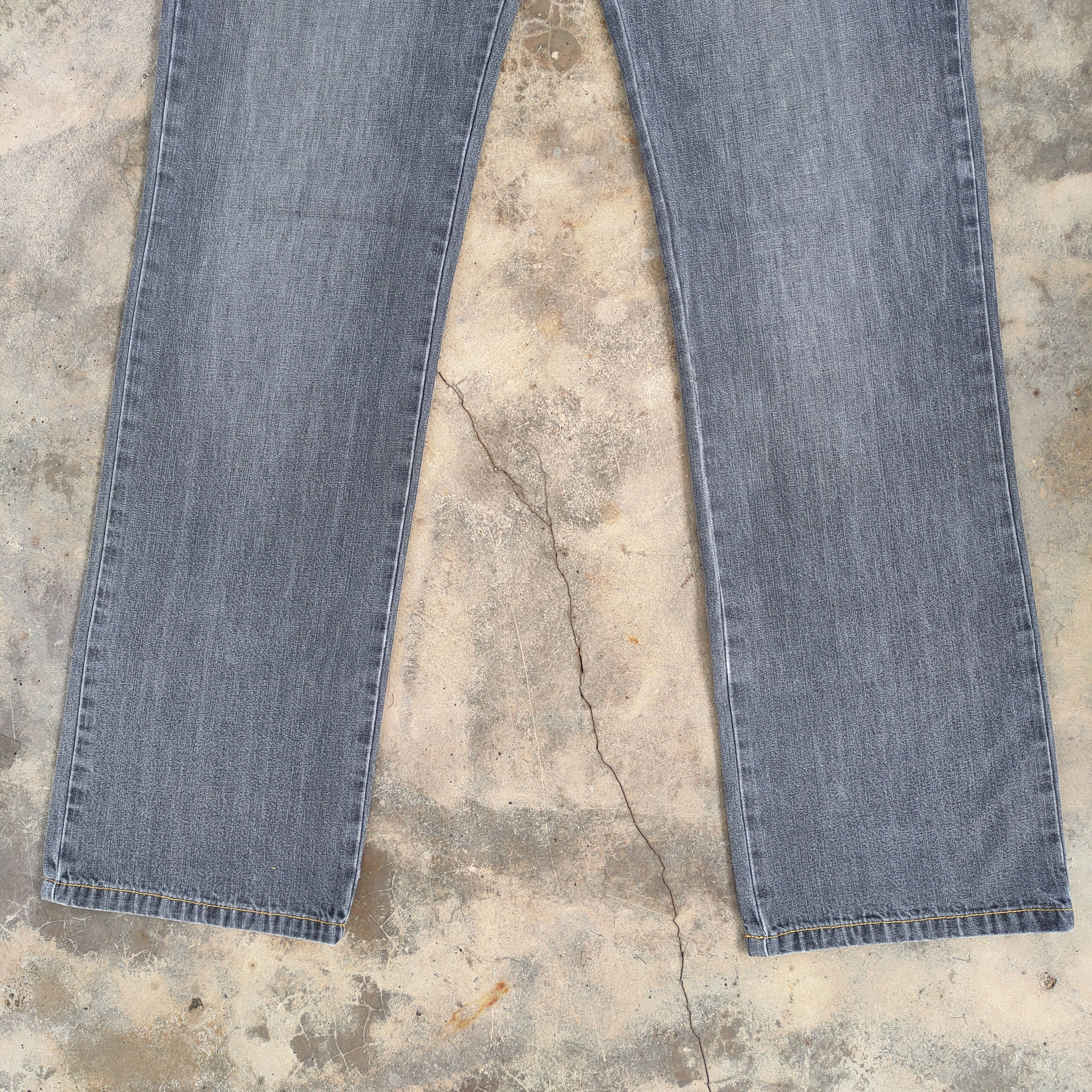 Jimmy Taverniti W32 VINTAGE JIMMY'Z FADED BLACK JEANS DENIM PANTS Size US 32 / EU 48 - 4 Thumbnail