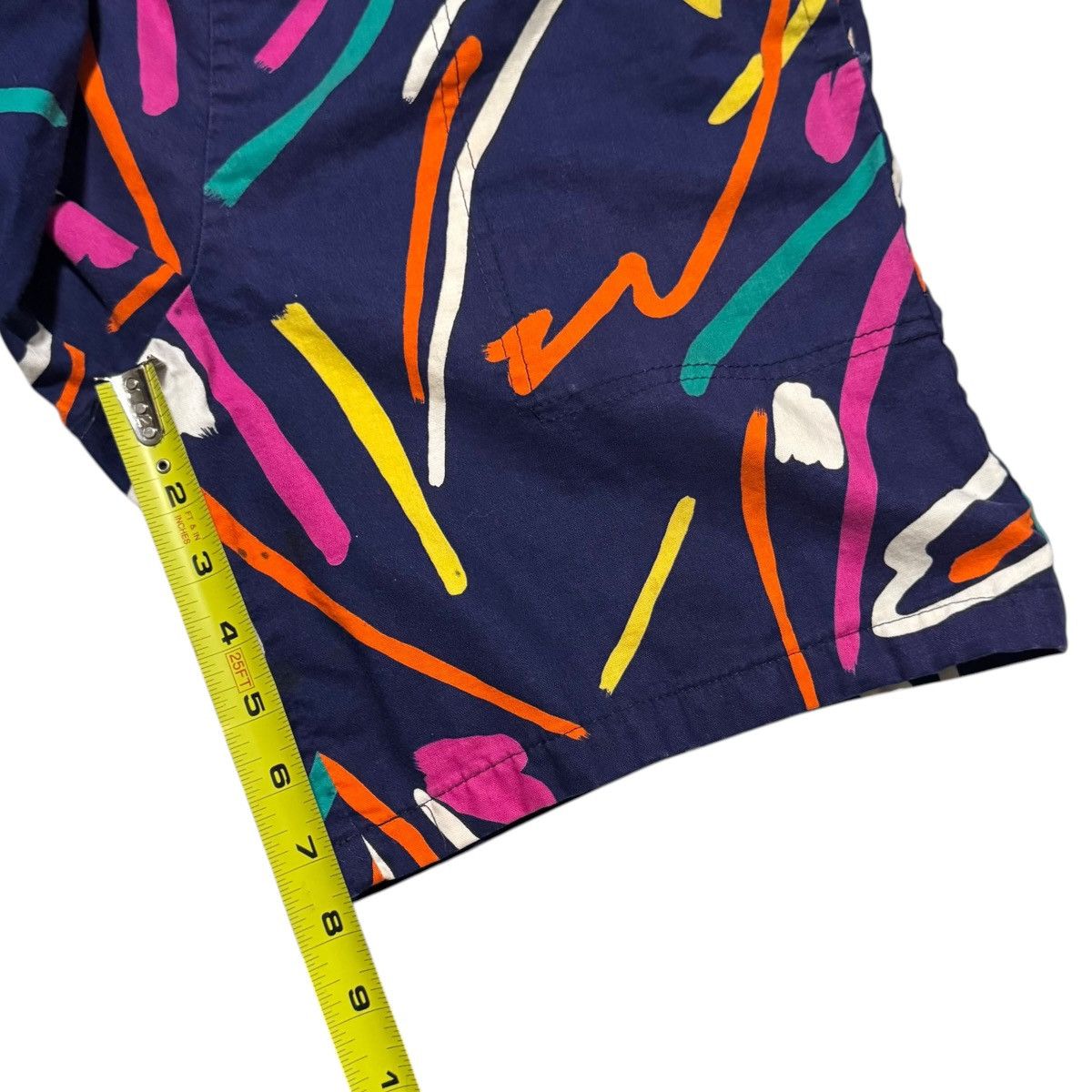 Vintage Vintage 90s Breakers Geometric Board Shorts Men's Large Size US 31 - 8 Thumbnail