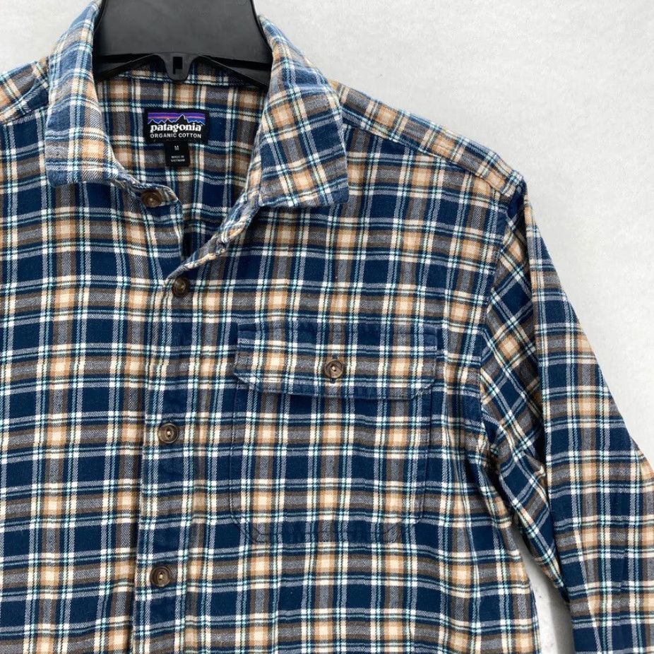 Patagonia Patagonia Shirt Patagonia Fjord Flannel Lightweight Cotton Plaid Blue Camp M L Men’s Clothing Size US L / EU 52-54 / 3 - 2 Thumbnail