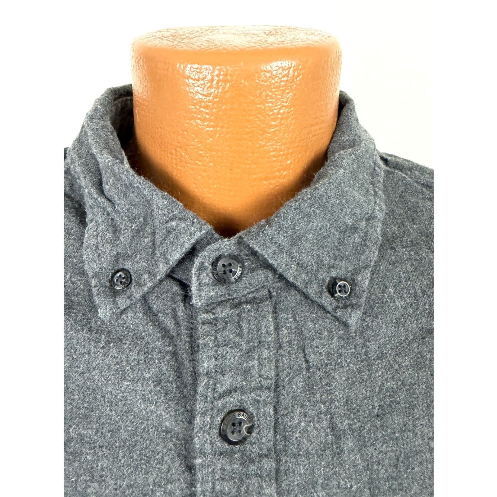 Eddie Bauer Eddie Bauer Shirt Men XXL Gray Flannel Cotton Button-Up Long Sleeve Midweight Outdoor Size US XXL / EU 58 / 5 - 3 Thumbnail