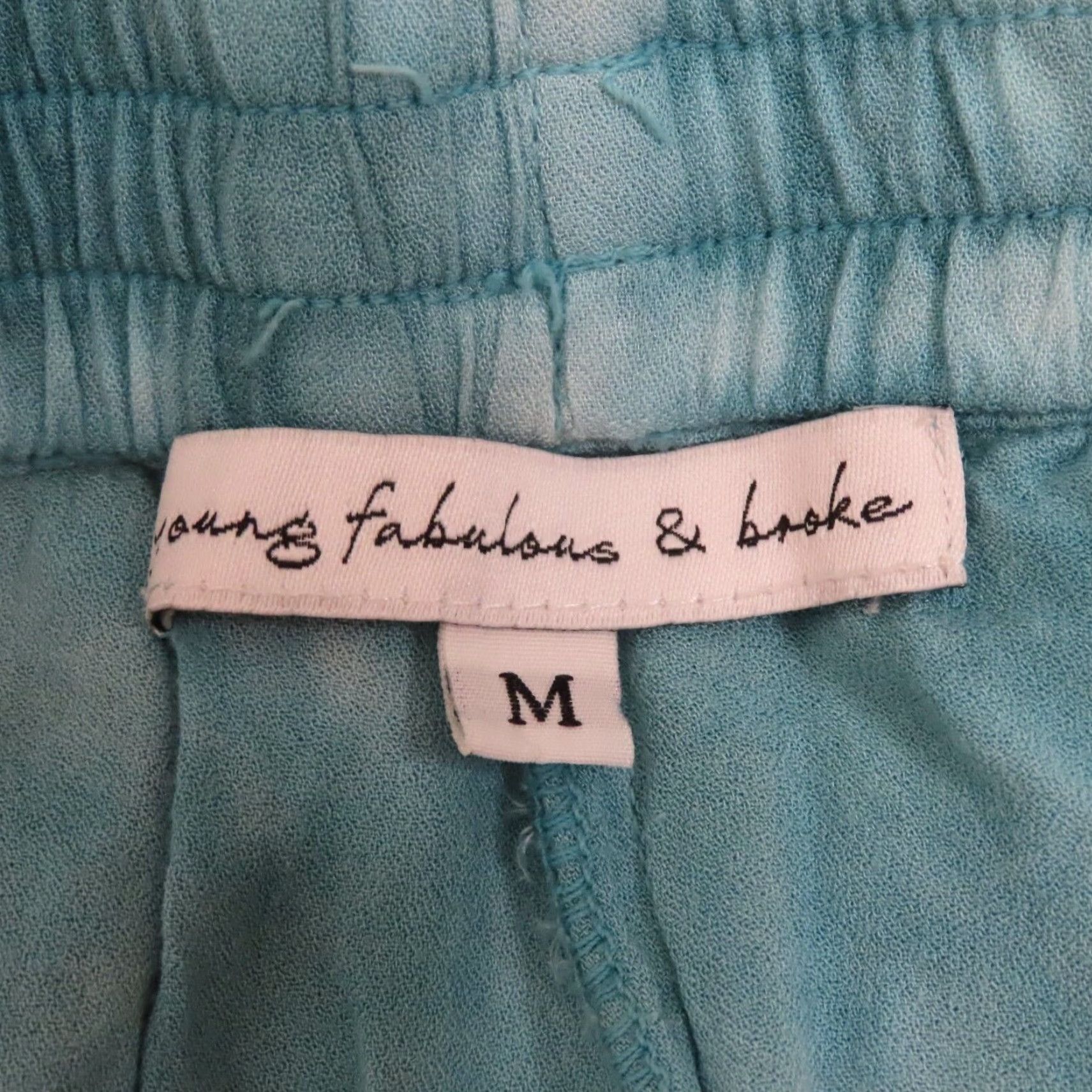 Young Fabulous & Broke Young Fabulous & Broke Pants Women Medium Tie Dye Open Front Wide Leg Multicolor Size 32" / US 10 / IT 46 - 7 Thumbnail