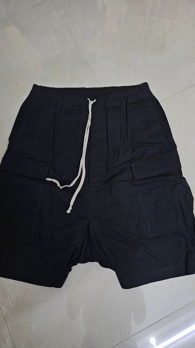 Rick Owens Rick Owens Black Cargo Shorts-2505 Size US 32 / EU 48 - 2 Thumbnail