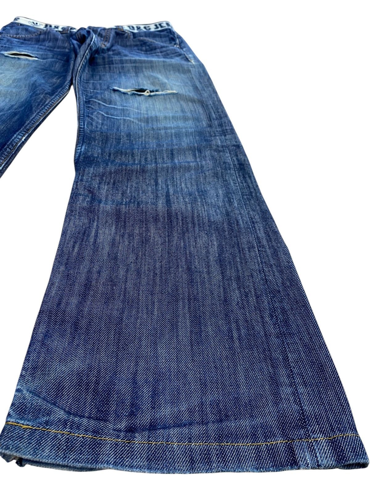 Dolce & Gabbana Vintage Dolce & Gabbana Whisker Ripped Denim Size US 30 / EU 46 - 4 Thumbnail