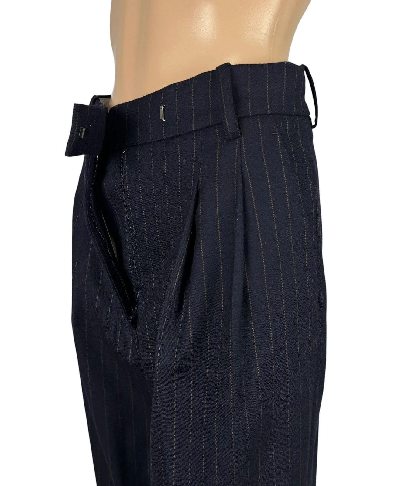 Arket Arket Wool Dress Pants Wide Leg Striped size 36 Size 26" / US 2 / IT 38 - 7 Thumbnail