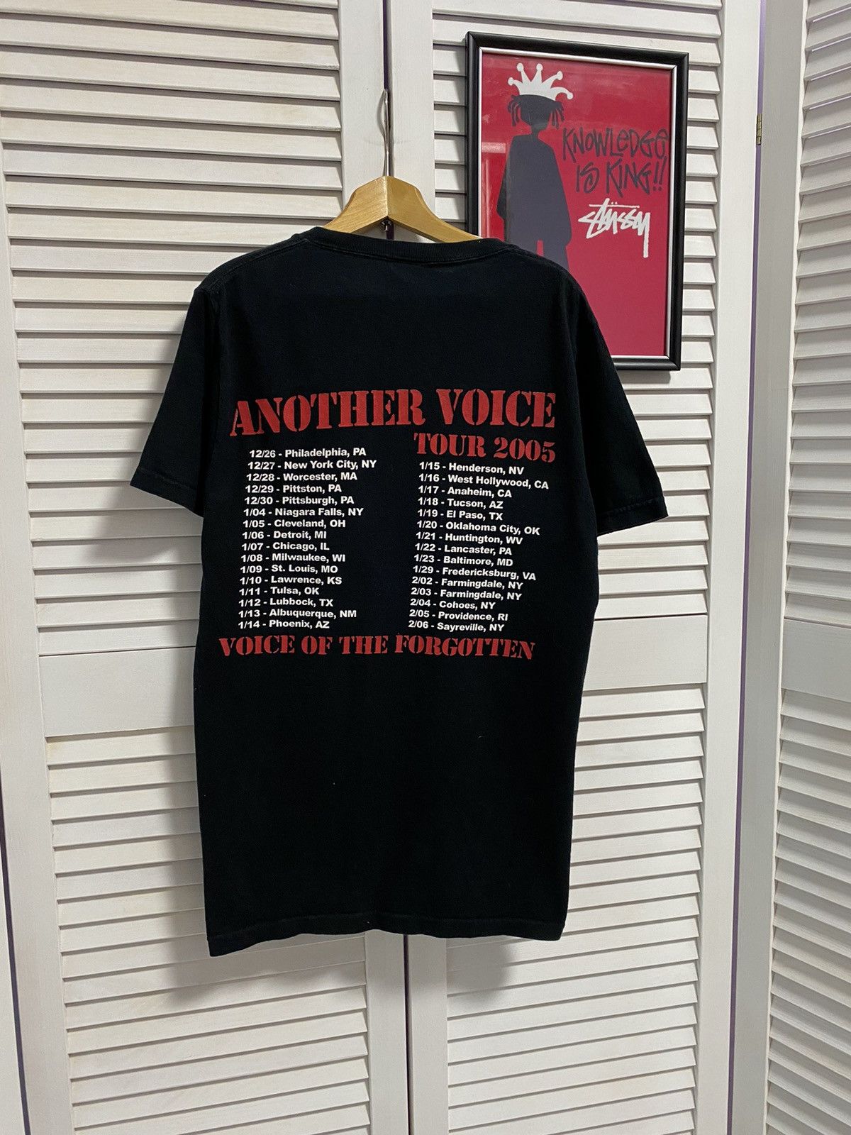 Band Tees Vintage T-Shirt Rock Agnostic Front Tour 2005 Voice Band Tee Size US S / EU 44-46 / 1 - 3 Thumbnail