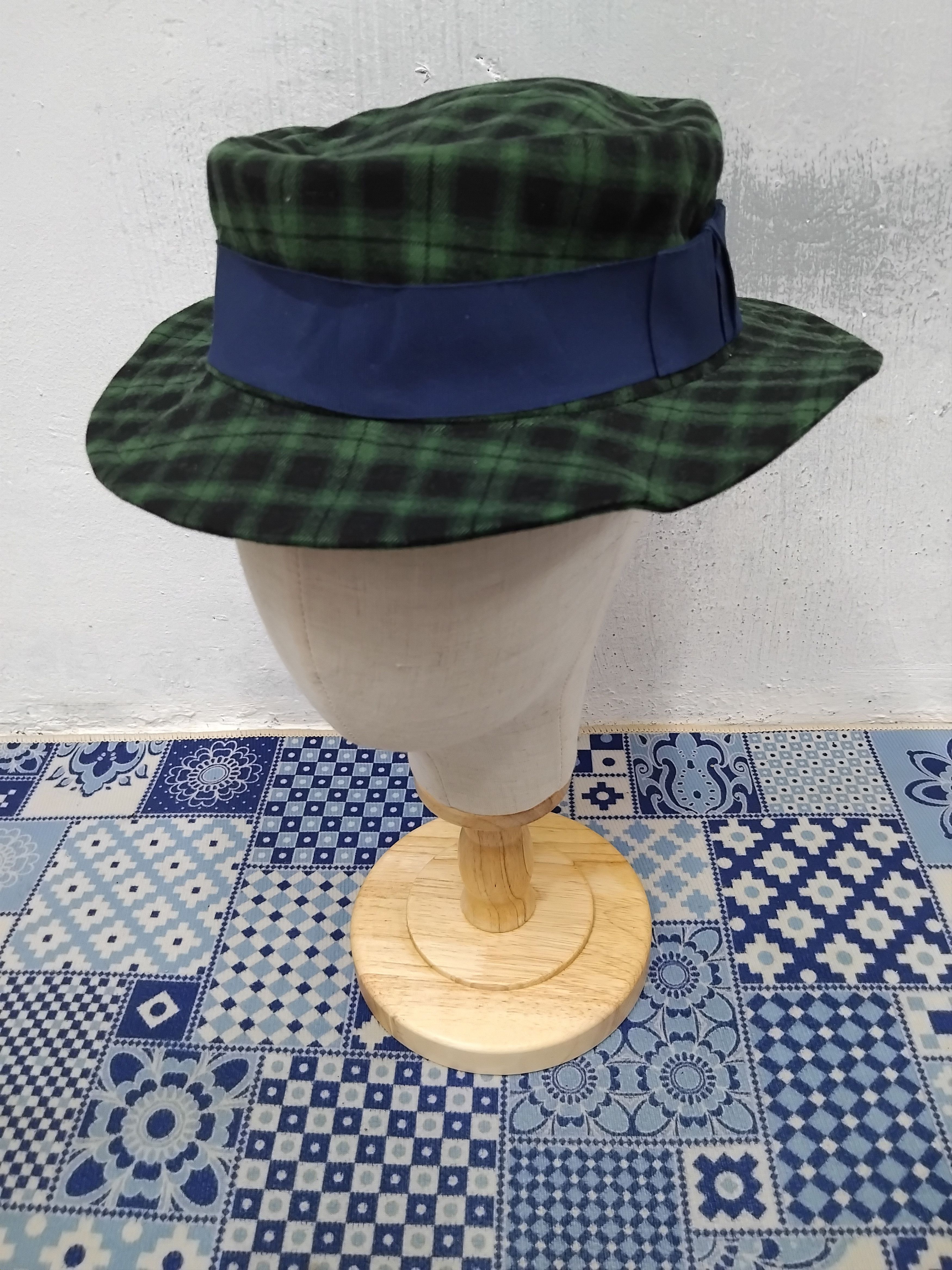 Japanese Brand 💥OZOC Japanese brand checkered green hat Size 36 - 1 Thumbnail