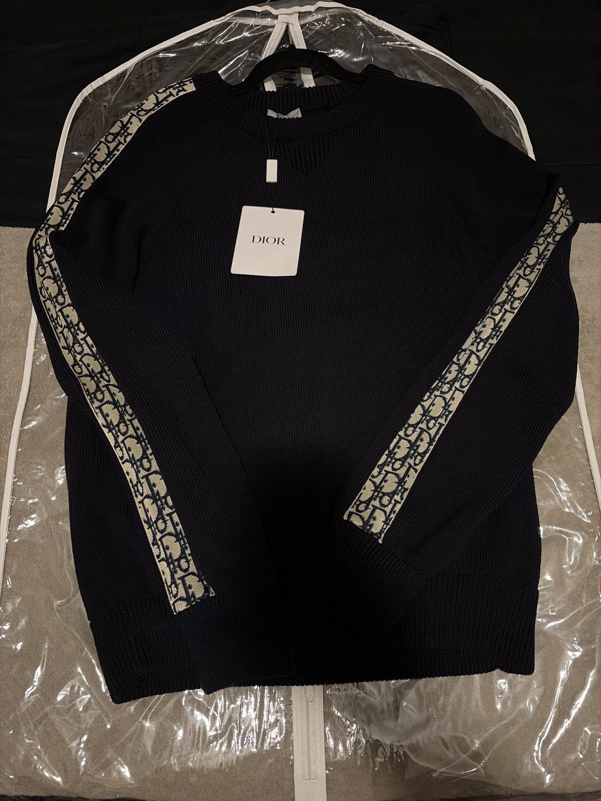 Dior Dior Knit Sweater With Oblique Inserts Size US M / EU 48-50 / 2 - 1 Thumbnail