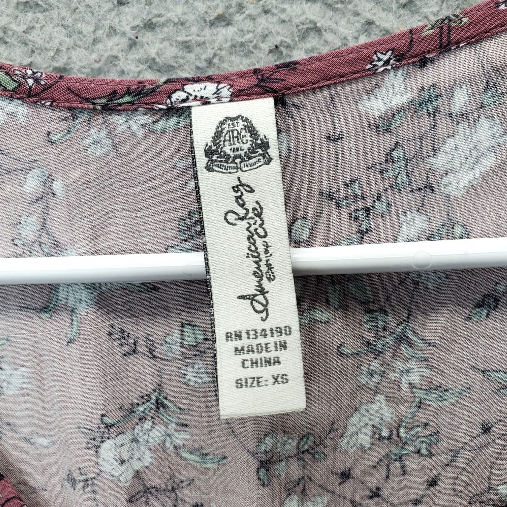 Vintage American Rag Cie Fit & Flare Dress Women's XS Multi Floral Wild Ginger Size XS / US 0-2 / IT 36-38 - 5 Thumbnail