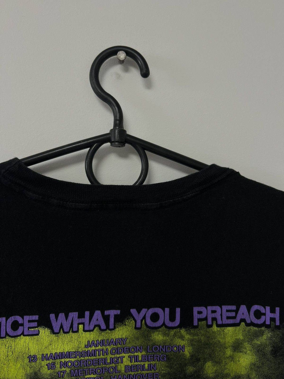 Band Tees Vintage Testament Practice What you Preach 1990 Tour sz M Size US M / EU 48-50 / 2 - 18 Thumbnail